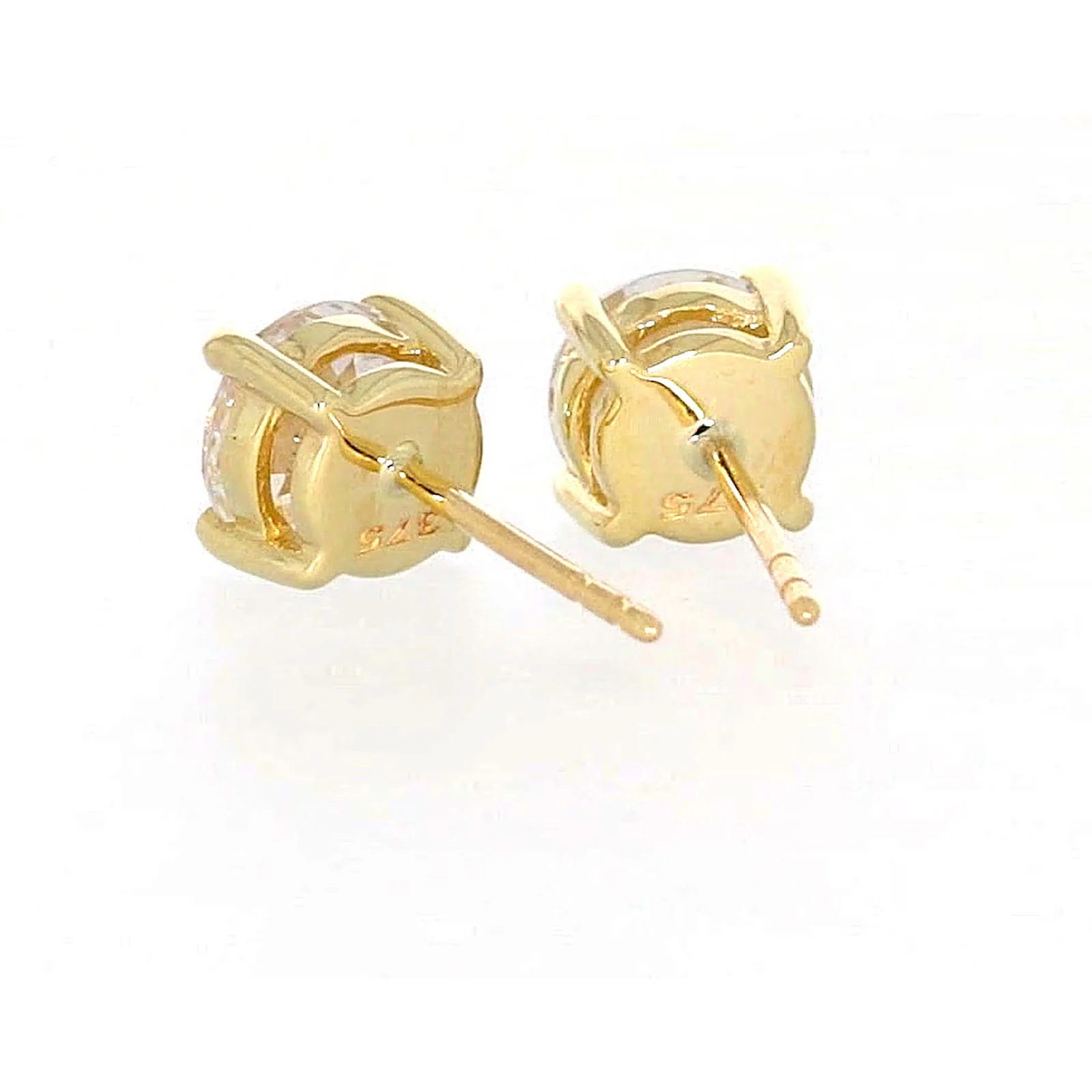 HUSH 9ct Yellow Gold 2 carat tw of Diamond Simulants Stud Earrings - Image 36