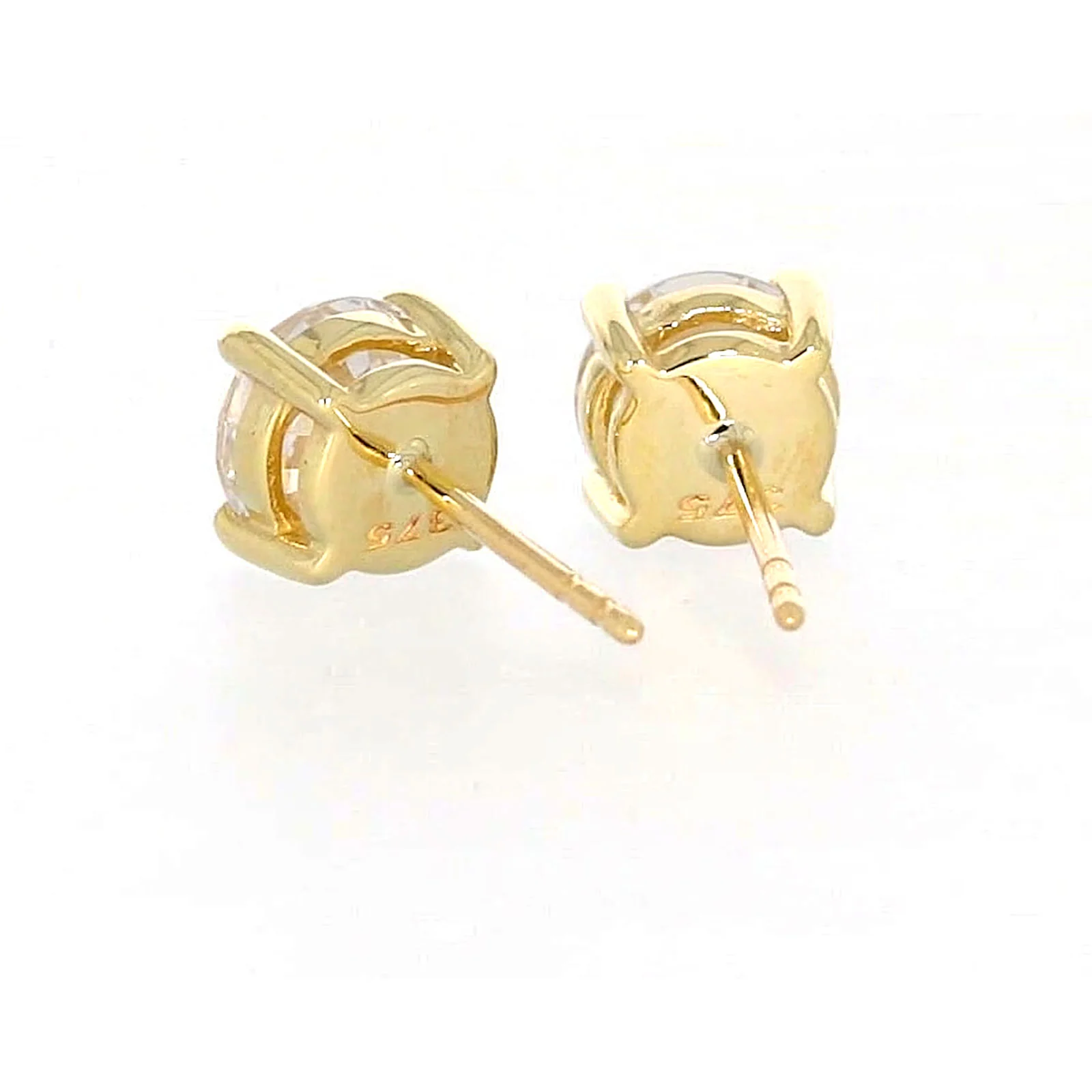 HUSH 9ct Yellow Gold 2 carat tw of Diamond Simulants Stud Earrings - Image 37