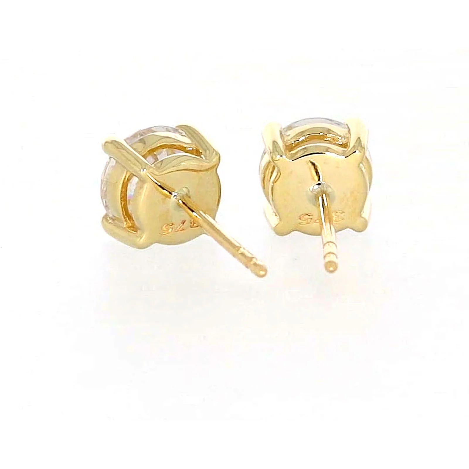 HUSH 9ct Yellow Gold 2 carat tw of Diamond Simulants Stud Earrings - Image 38