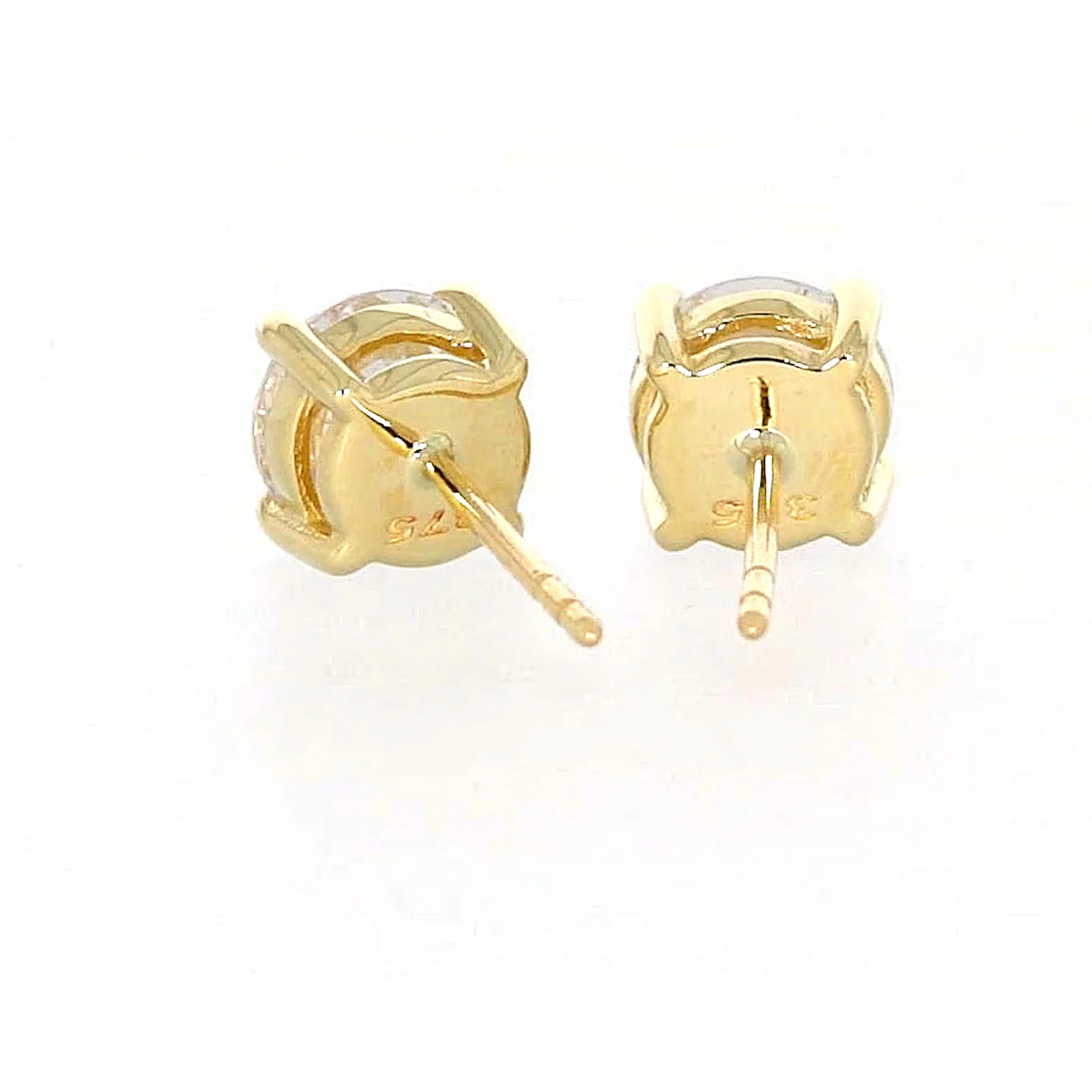 HUSH 9ct Yellow Gold 2 carat tw of Diamond Simulants Stud Earrings - Image 39