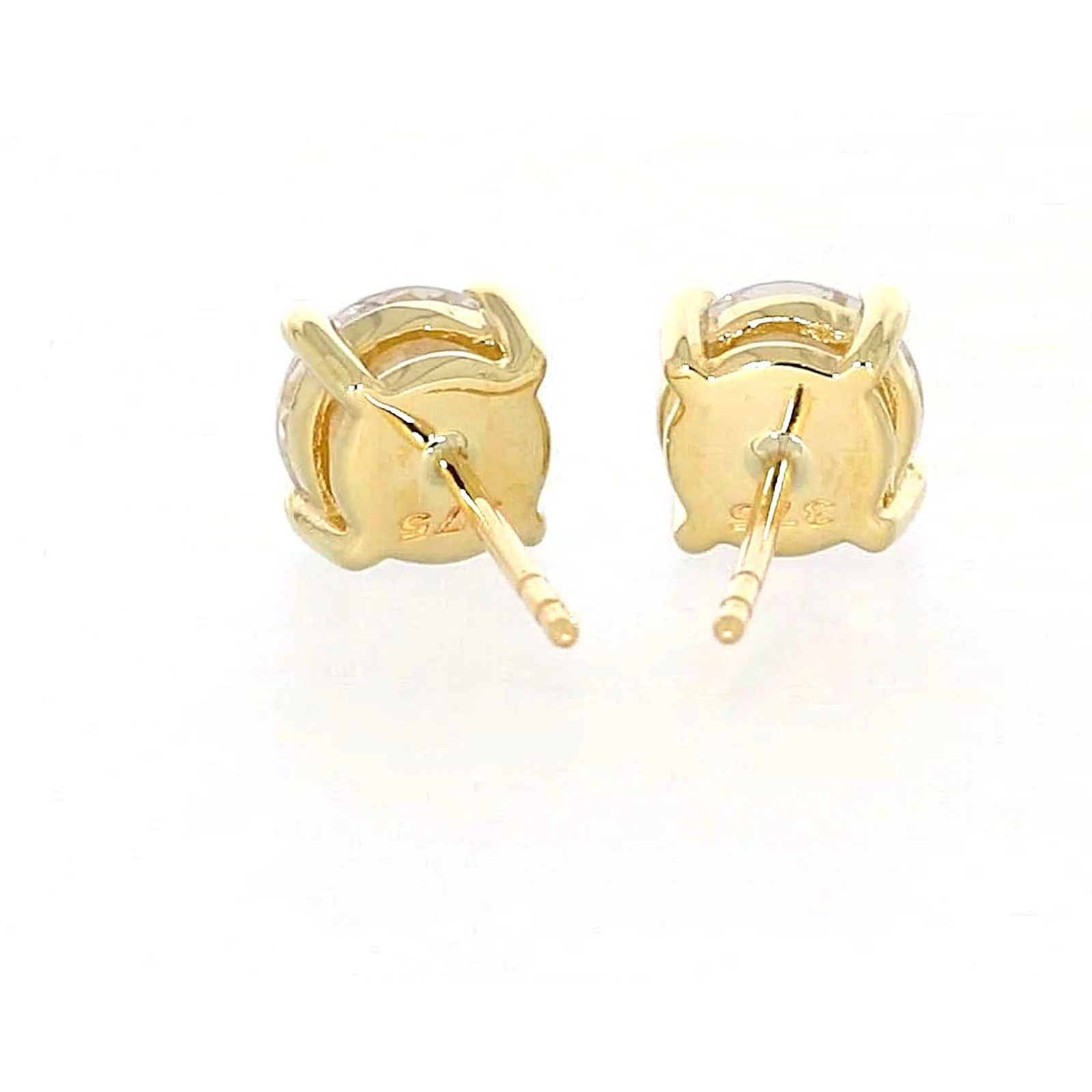 HUSH 9ct Yellow Gold 2 carat tw of Diamond Simulants Stud Earrings - Image 40