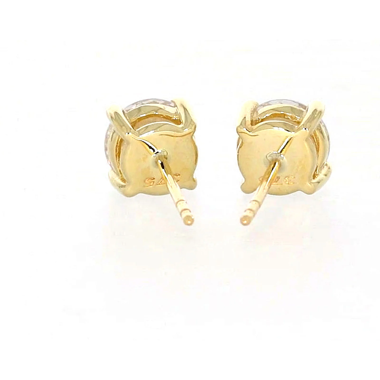 HUSH 9ct Yellow Gold 2 carat tw of Diamond Simulants Stud Earrings - Image 41