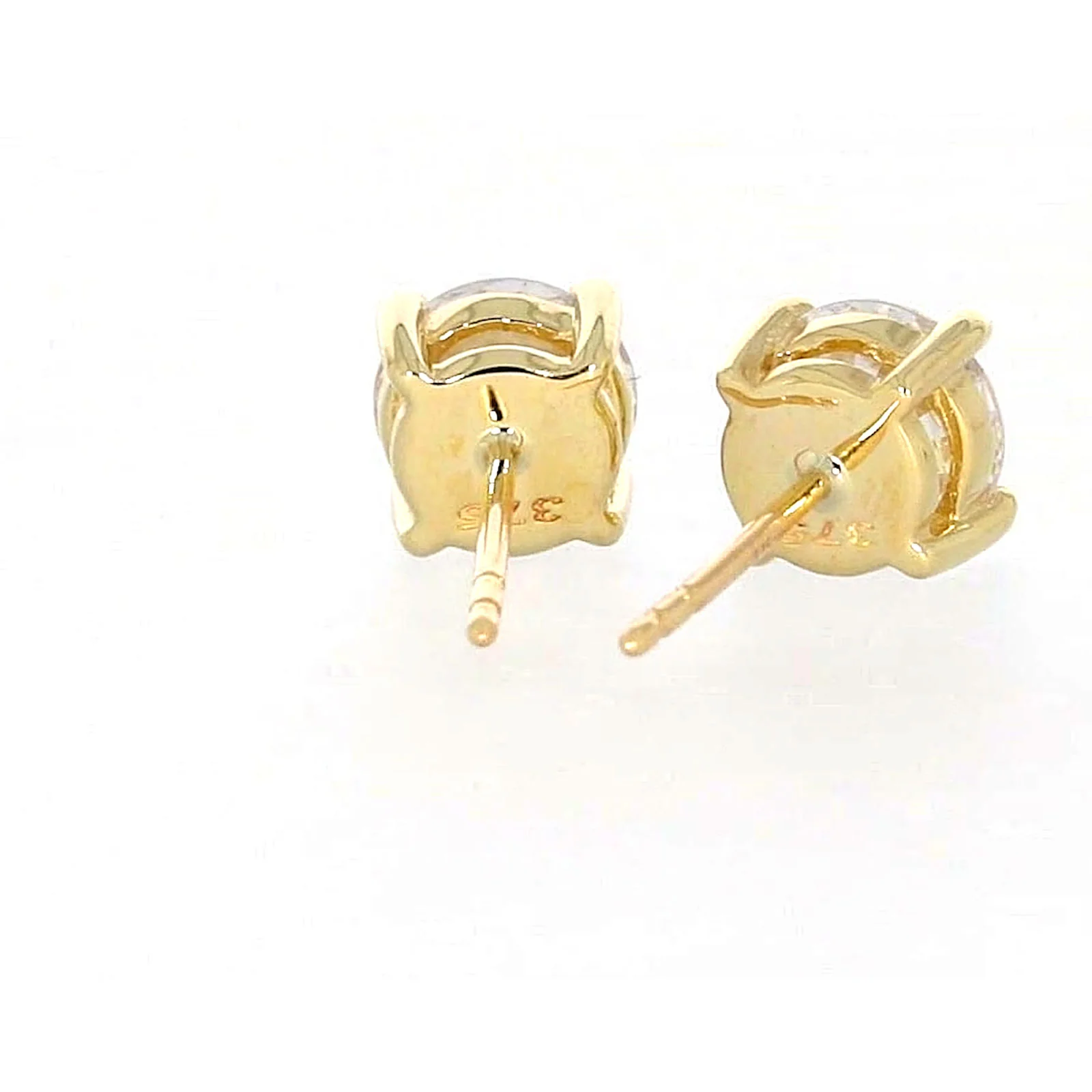 HUSH 9ct Yellow Gold 2 carat tw of Diamond Simulants Stud Earrings - Image 44