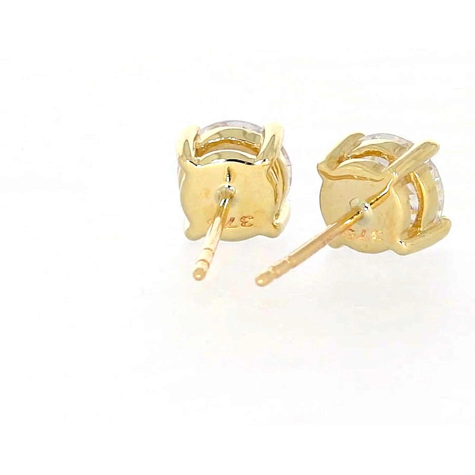 HUSH 9ct Yellow Gold 2 carat tw of Diamond Simulants Stud Earrings - Image 45