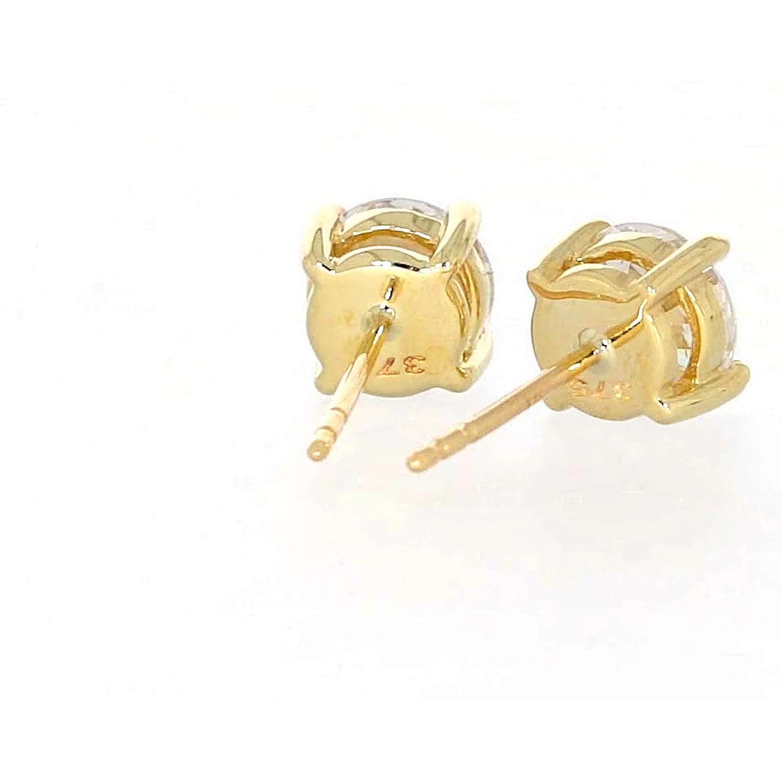 HUSH 9ct Yellow Gold 2 carat tw of Diamond Simulants Stud Earrings - Image 46
