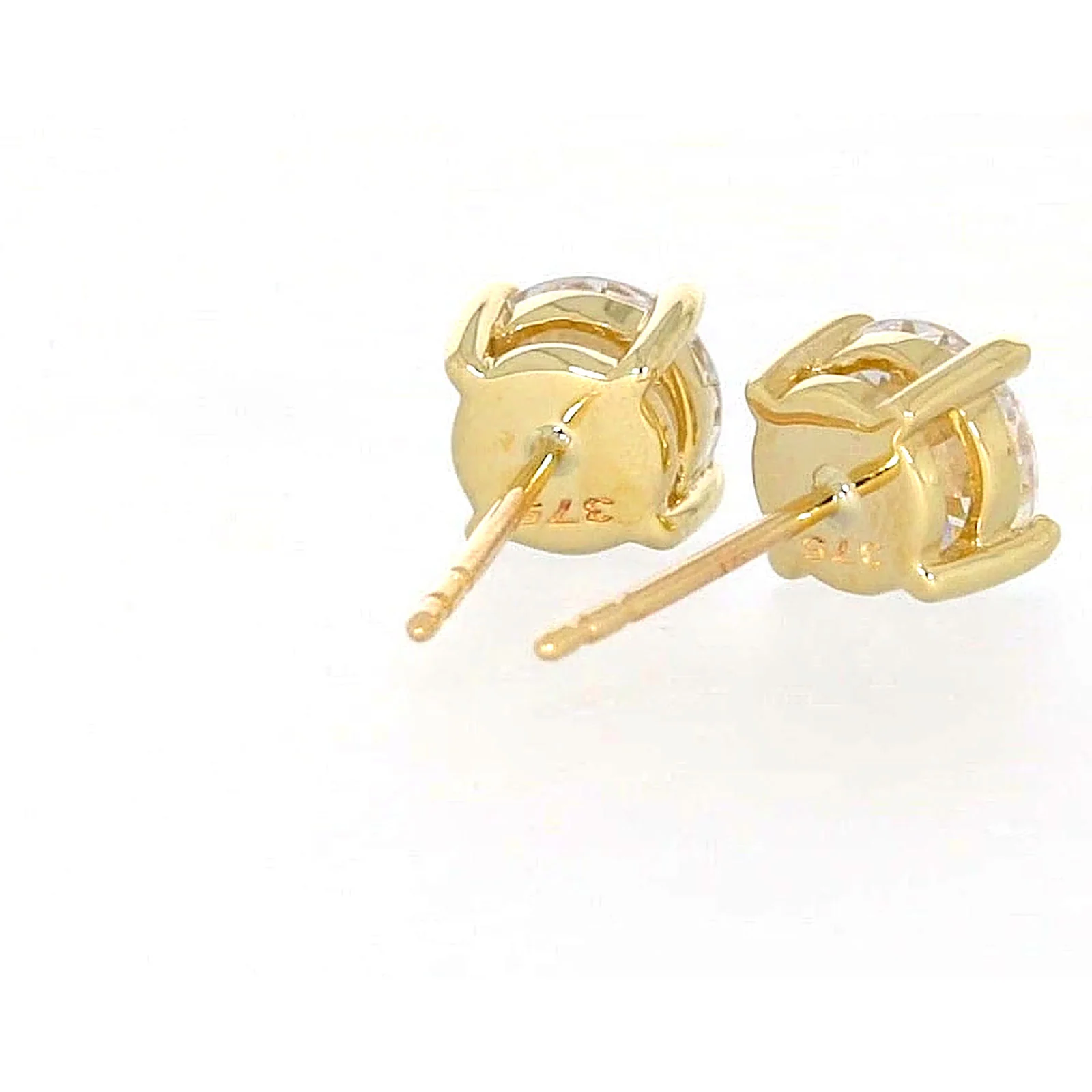 HUSH 9ct Yellow Gold 2 carat tw of Diamond Simulants Stud Earrings - Image 47