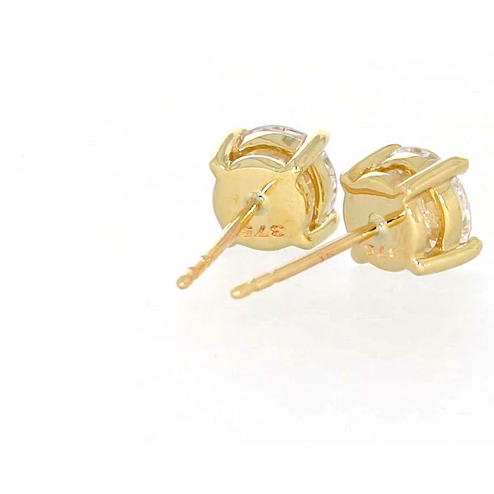 HUSH 9ct Yellow Gold 2 carat tw of Diamond Simulants Stud Earrings - Image 48