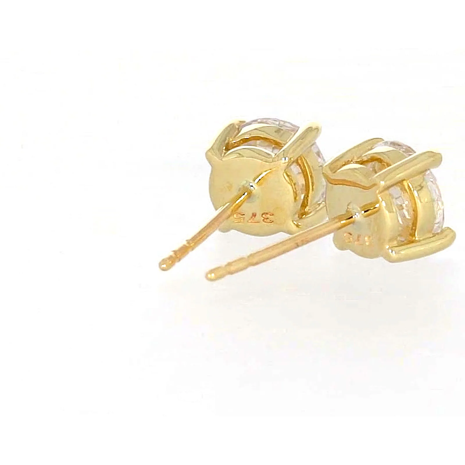 HUSH 9ct Yellow Gold 2 carat tw of Diamond Simulants Stud Earrings - Image 49