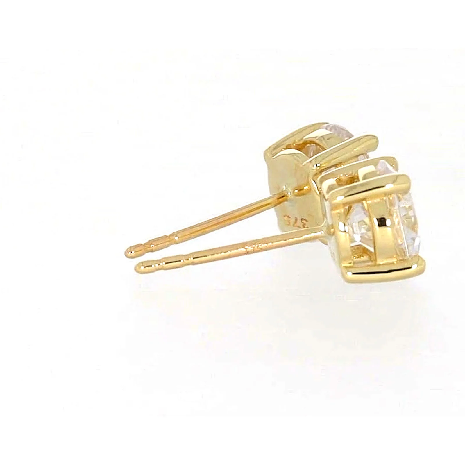 HUSH 9ct Yellow Gold 2 carat tw of Diamond Simulants Stud Earrings - Image 56