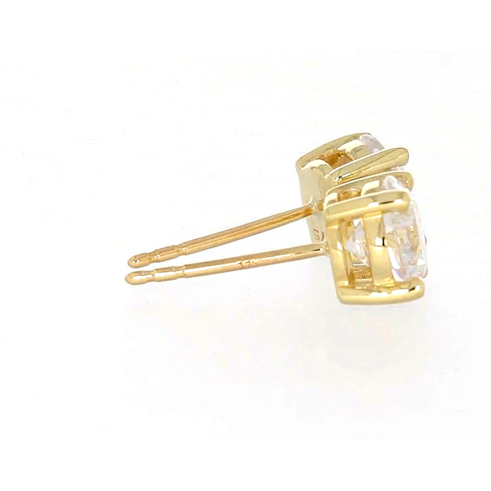 HUSH 9ct Yellow Gold 2 carat tw of Diamond Simulants Stud Earrings - Image 58