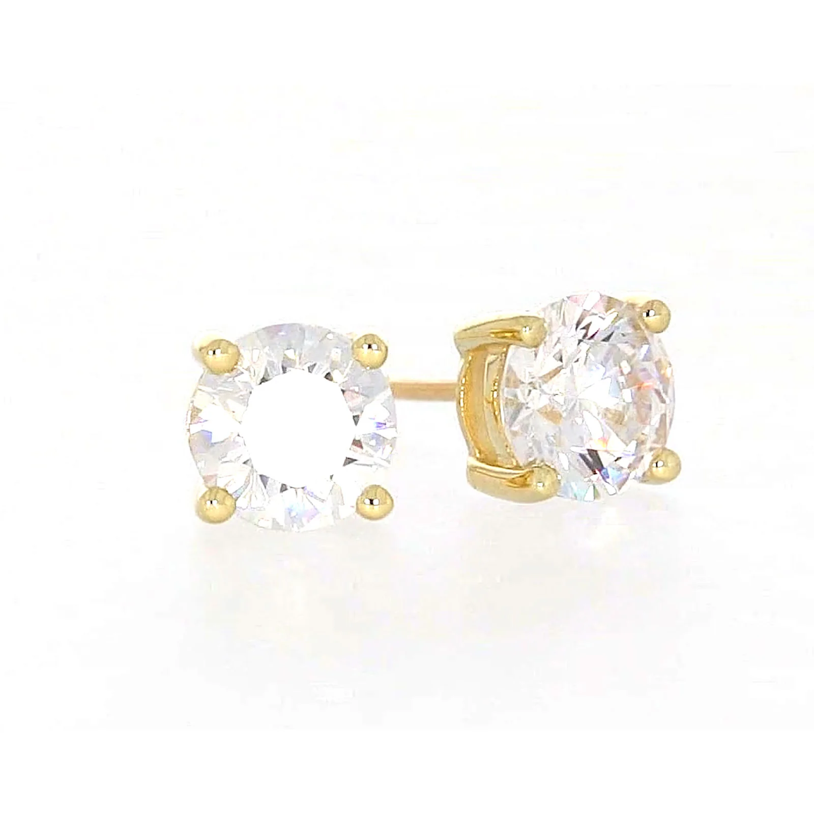 HUSH 9ct Yellow Gold 2 carat tw of Diamond Simulants Stud Earrings - Image 74