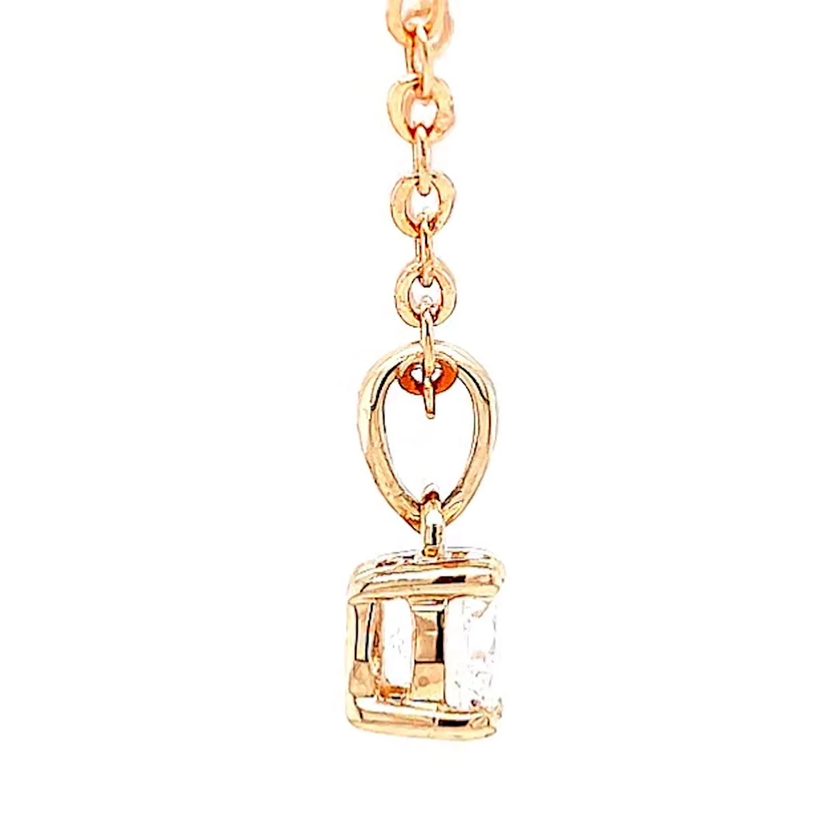 HUSH 9ct Rose Gold Round Brilliant Cut with 1/2 CARAT of Diamond Simulants Pendant - Image 58