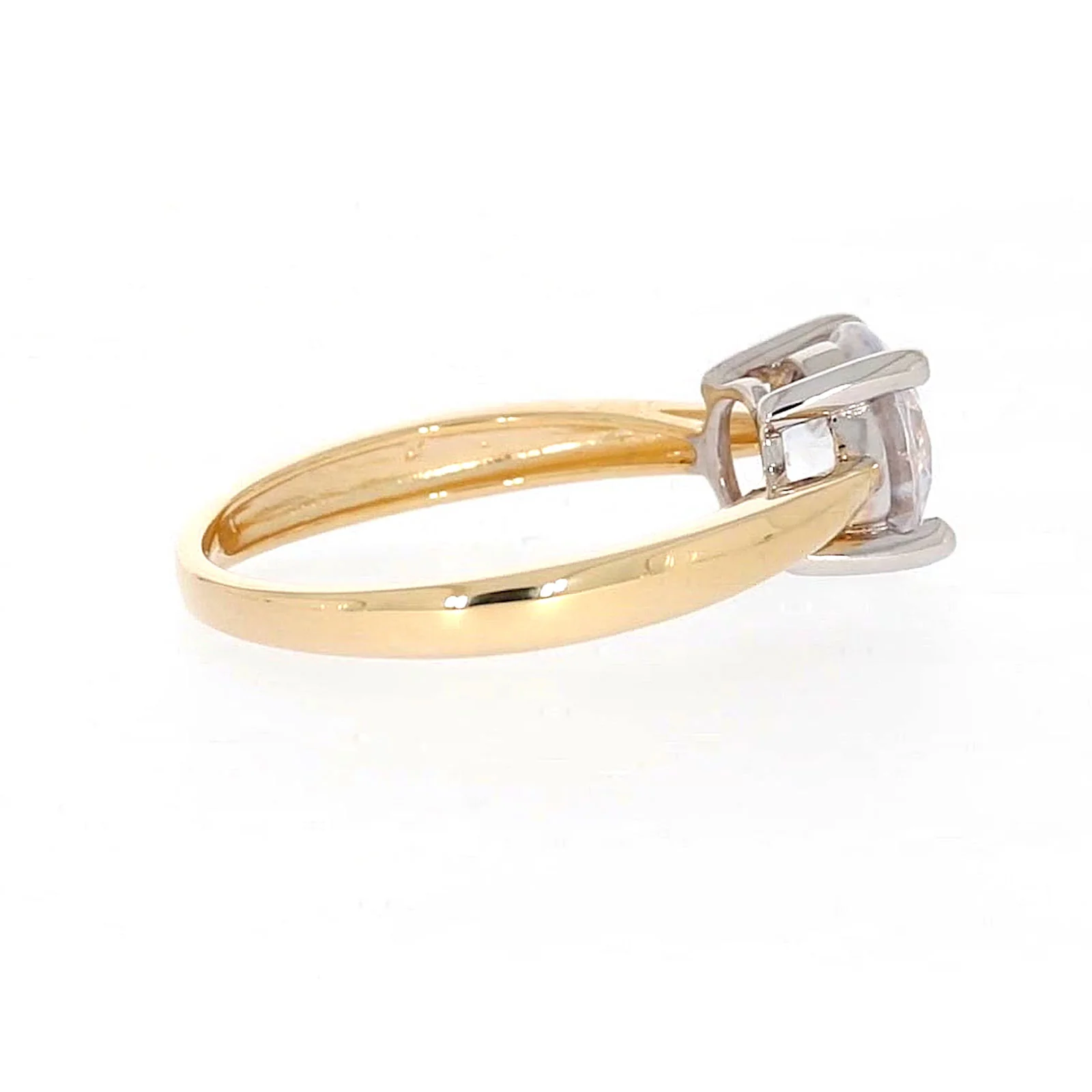 HUSH 9ct Two Tone Gold Round Brilliant Cut with 1 1/2 CARAT of Diamond Simulants Ring - Image 53