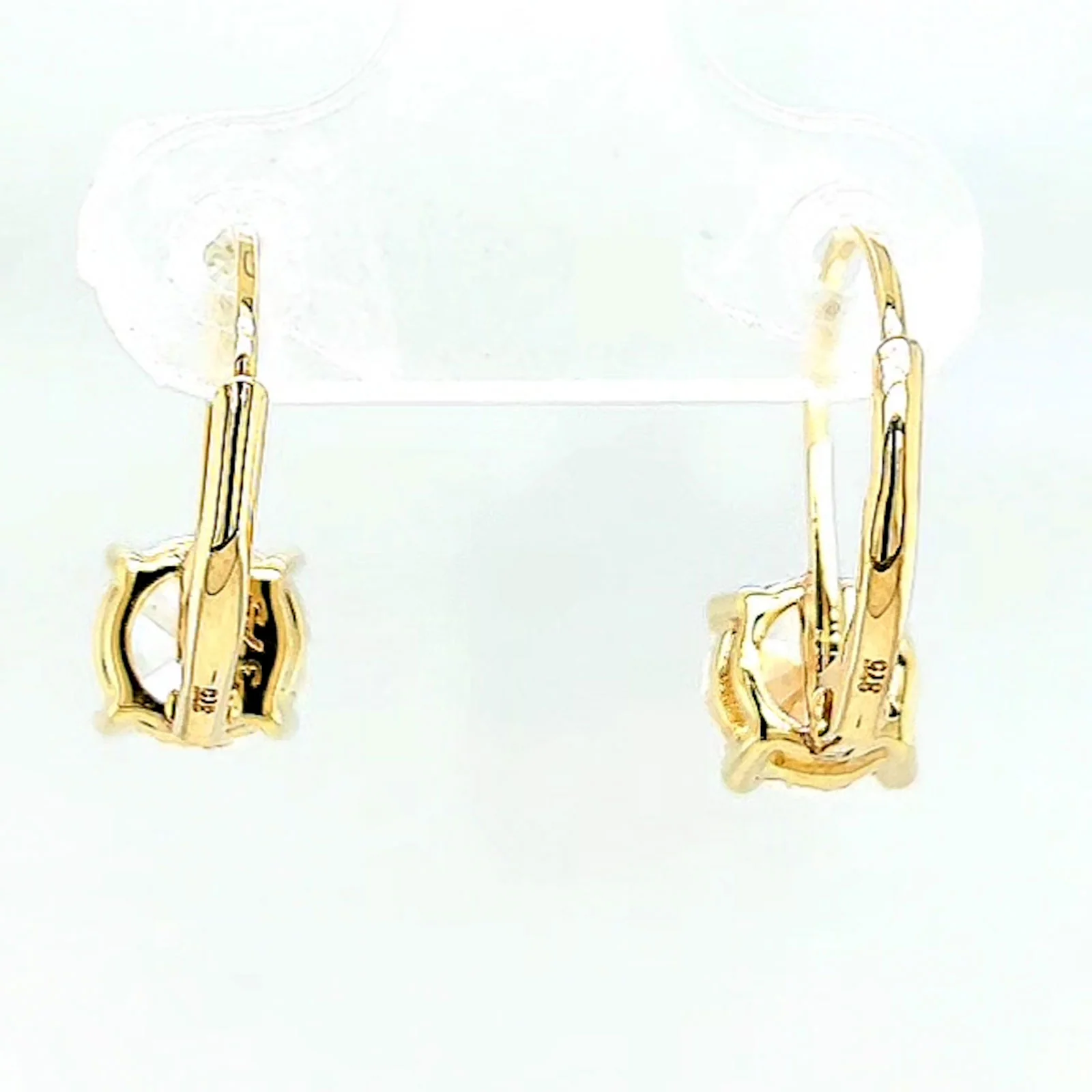 HUSH 9ct Yellow Gold 2 carat tw of Diamond Simulants Drop Earrings - Image 37