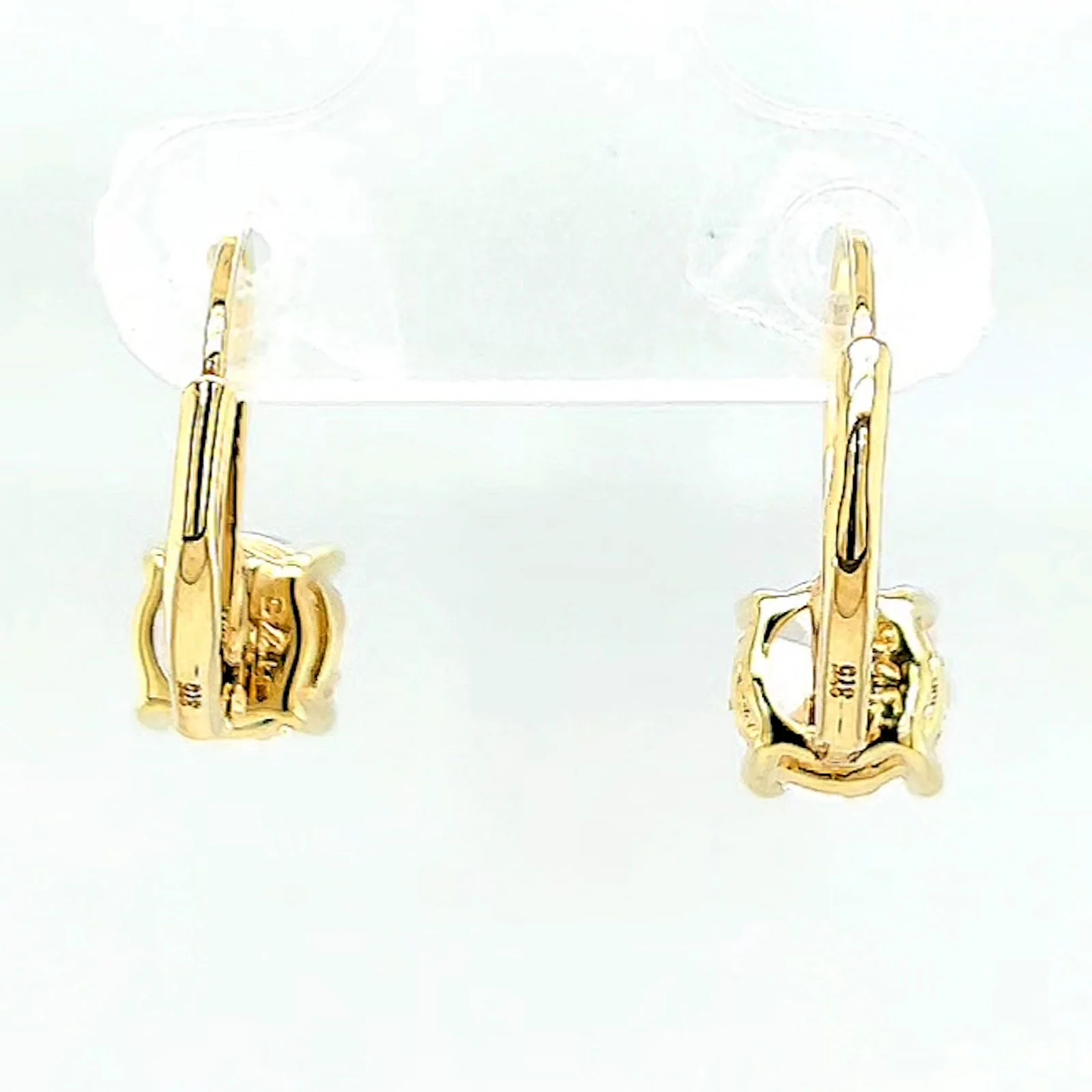 HUSH 9ct Yellow Gold 2 carat tw of Diamond Simulants Drop Earrings - Image 39