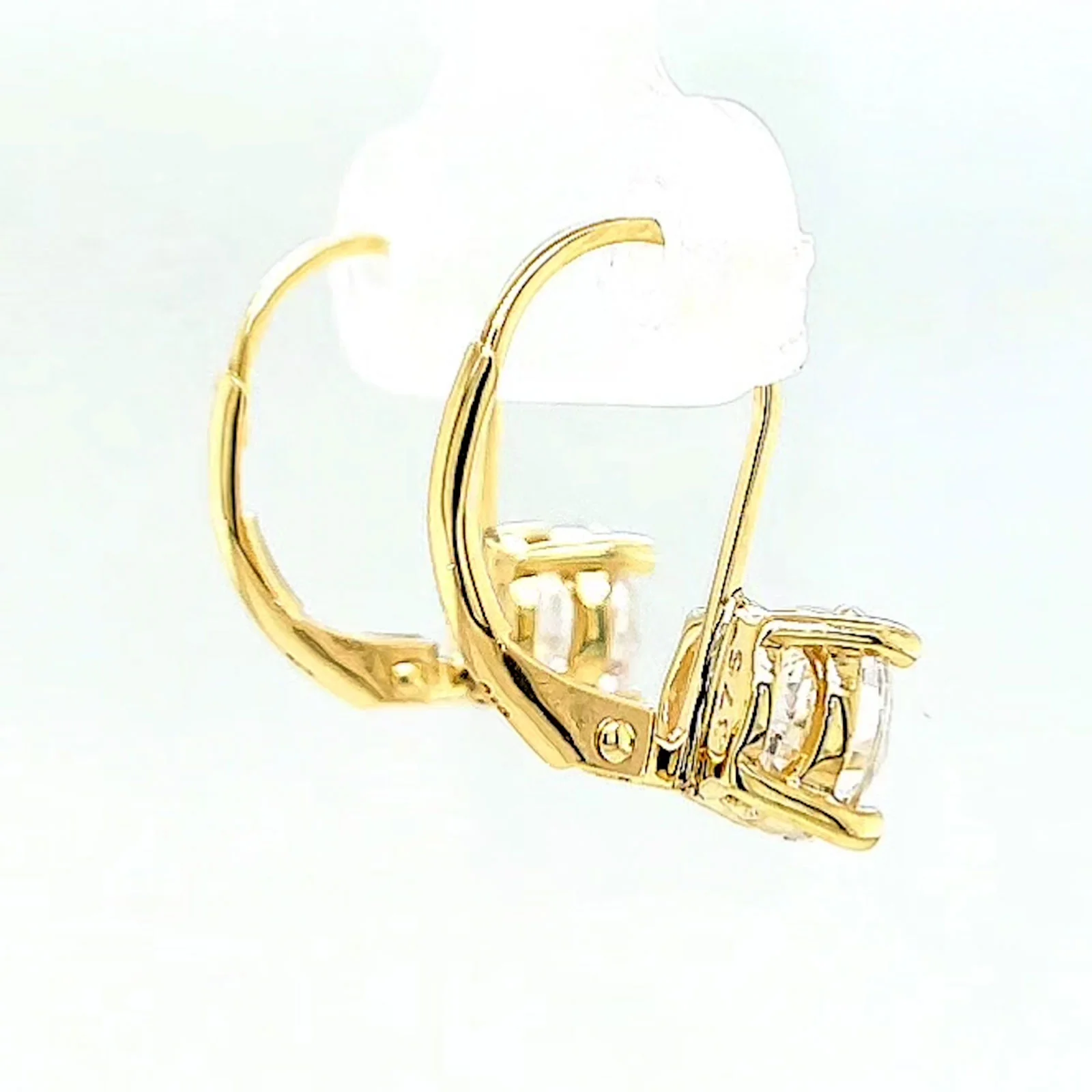 HUSH 9ct Yellow Gold 2 carat tw of Diamond Simulants Drop Earrings - Image 51
