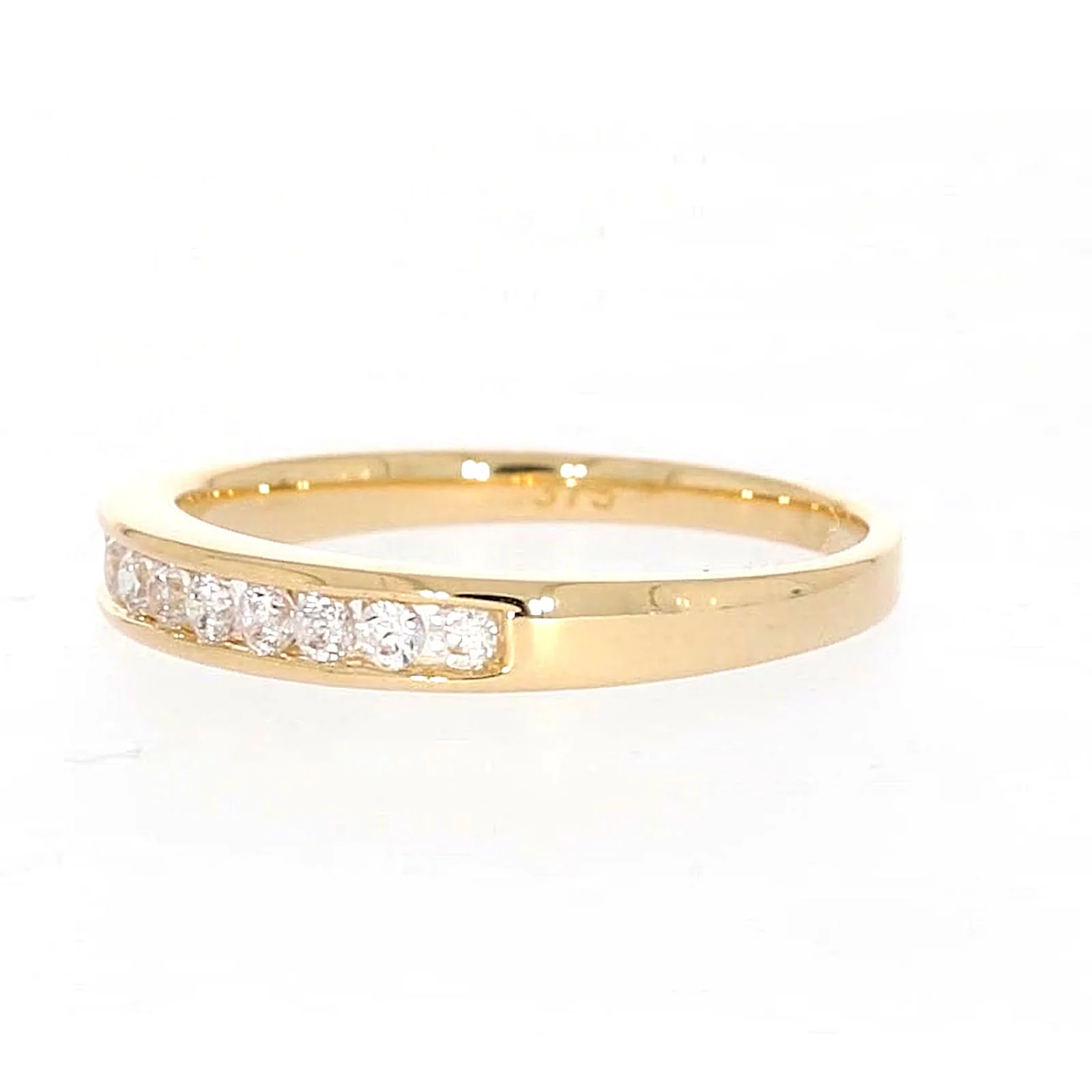 HUSH 9ct Yellow Gold 1/4 carat tw of Diamond Simulants Ring - Image 12