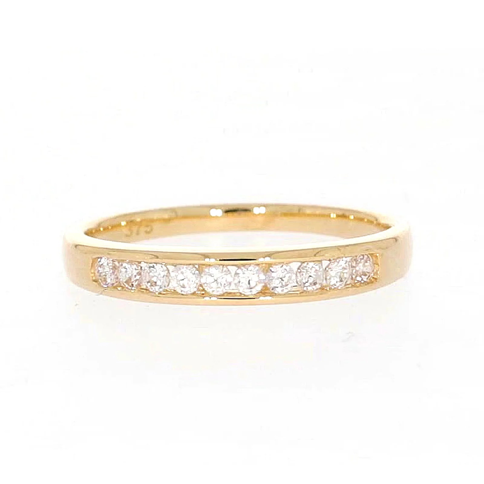 HUSH 9ct Yellow Gold 1/4 carat tw of Diamond Simulants Ring - Image 2