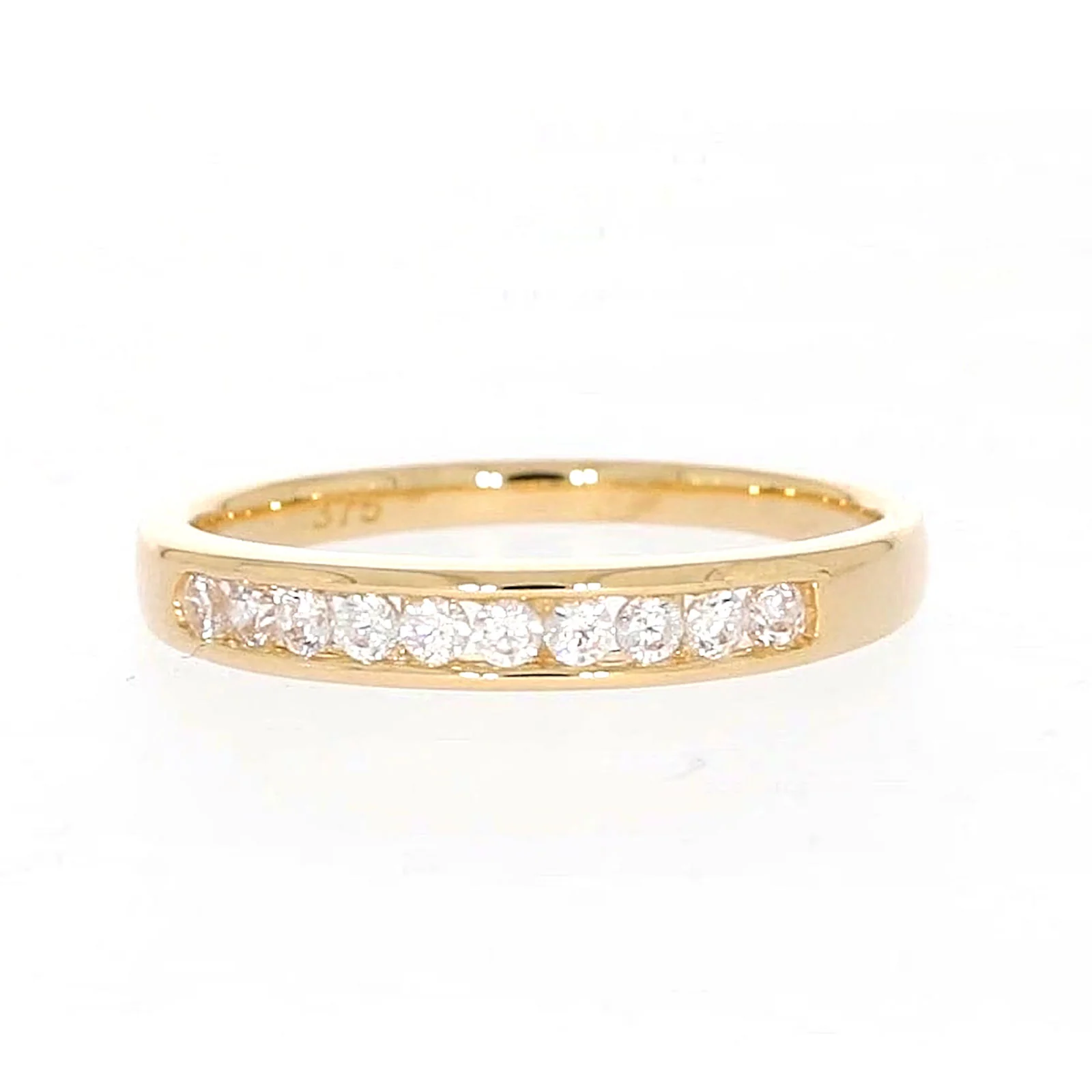 HUSH 9ct Yellow Gold 1/4 carat tw of Diamond Simulants Ring - Image 3