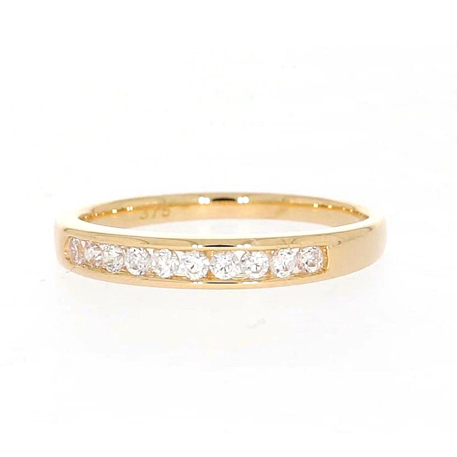 HUSH 9ct Yellow Gold 1/4 carat tw of Diamond Simulants Ring - Image 4