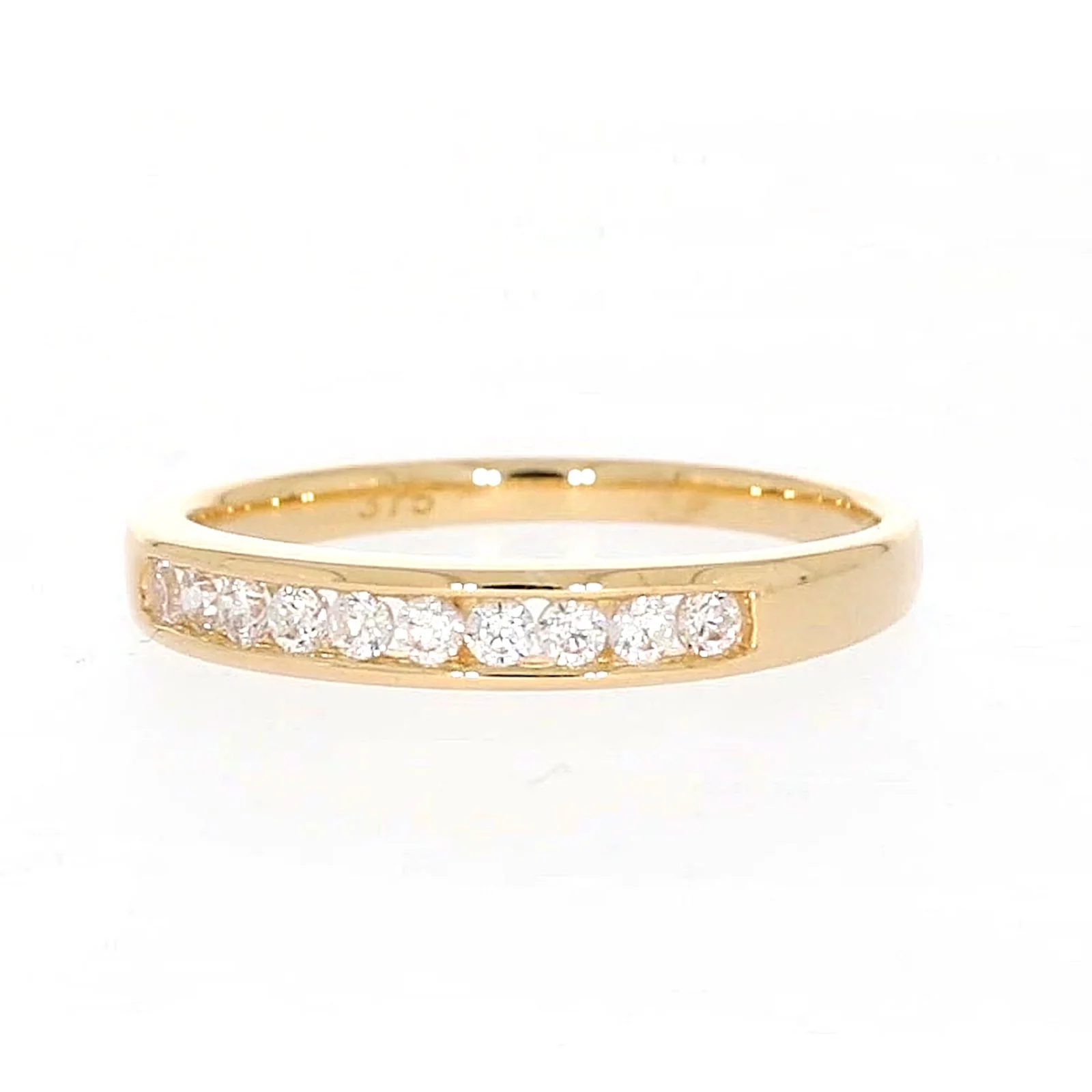 HUSH 9ct Yellow Gold 1/4 carat tw of Diamond Simulants Ring - Image 5