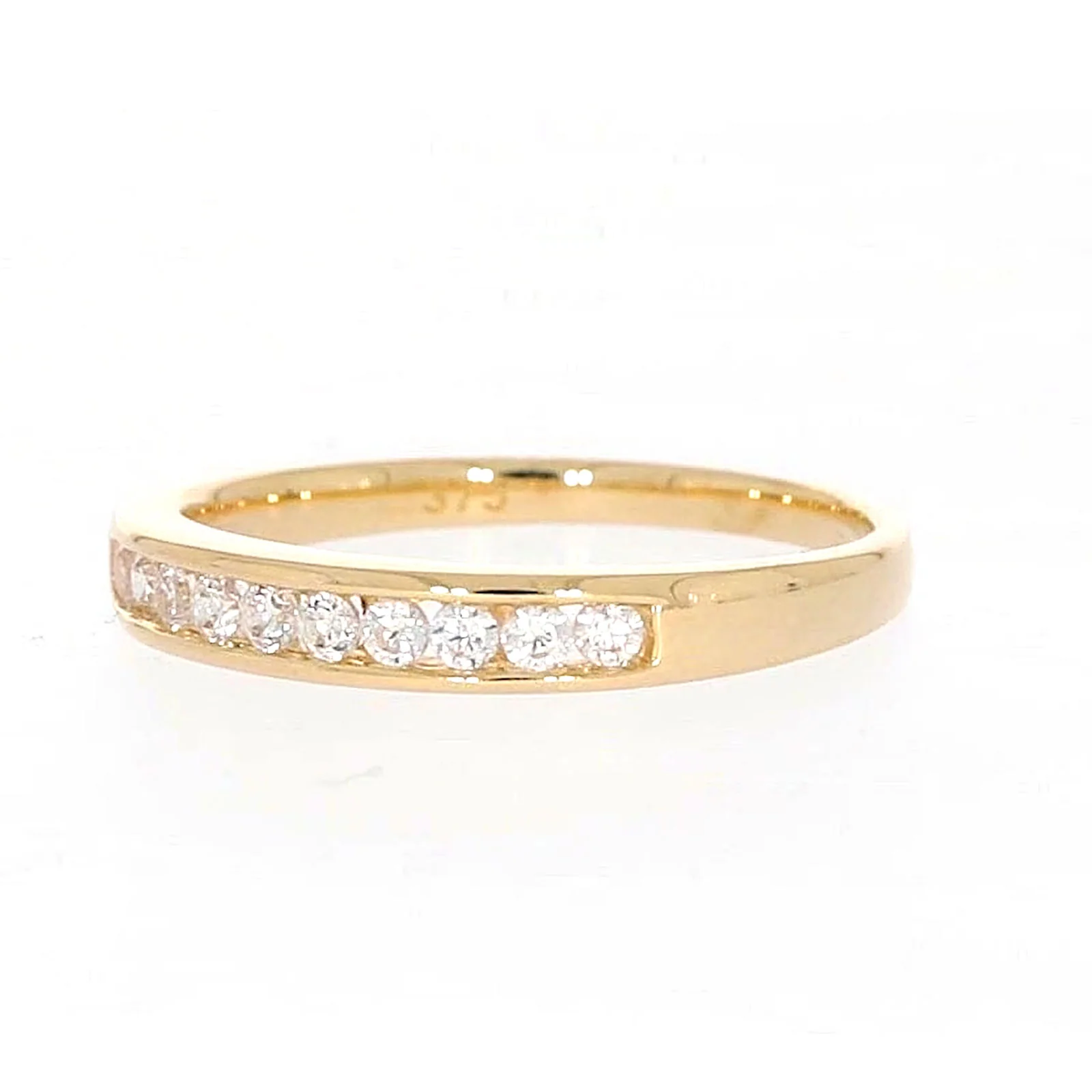 HUSH 9ct Yellow Gold 1/4 carat tw of Diamond Simulants Ring - Image 8