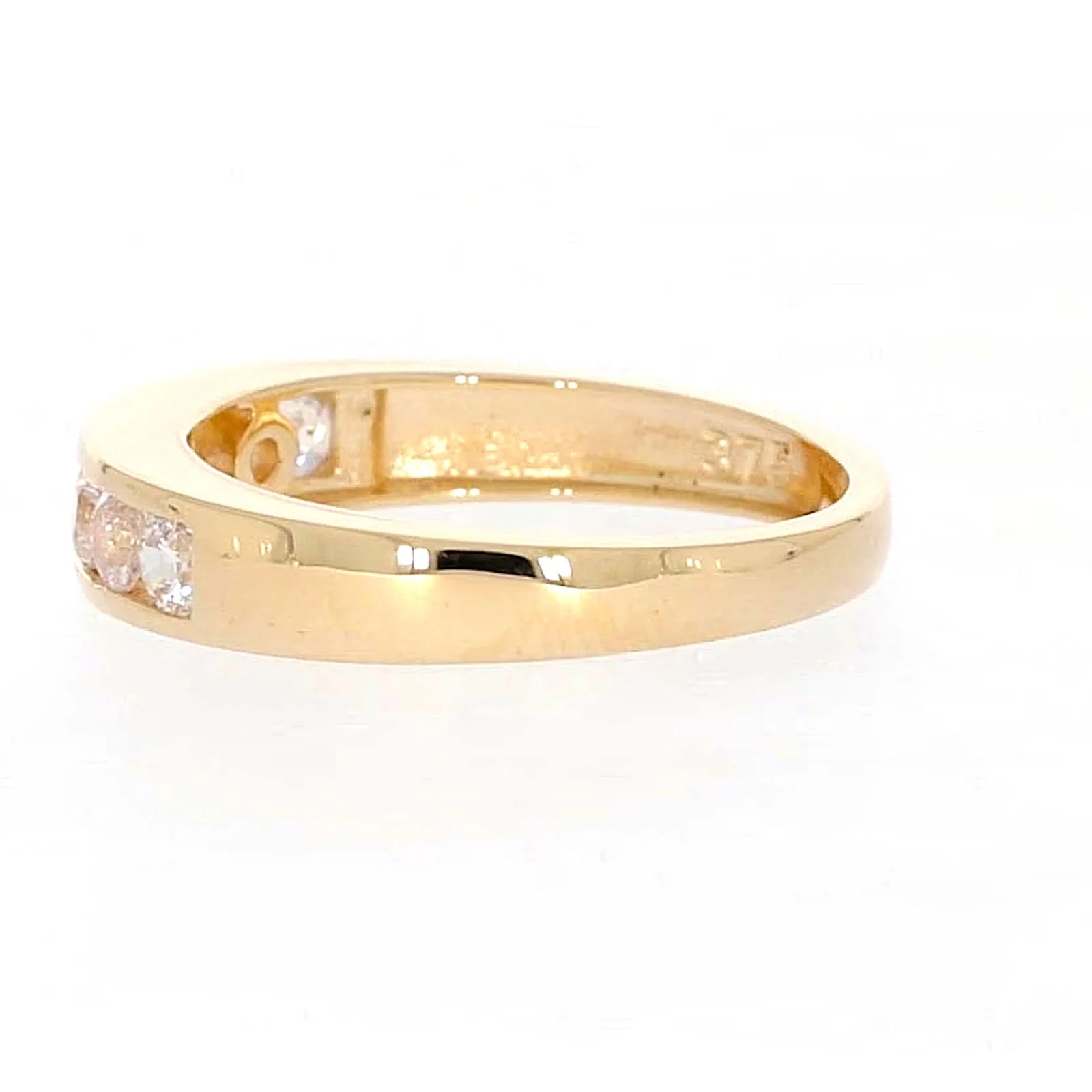 HUSH 9ct Yellow Gold Round Brilliant Cut with 1/2 CARAT tw of Diamond Simulant Ring - Image 23