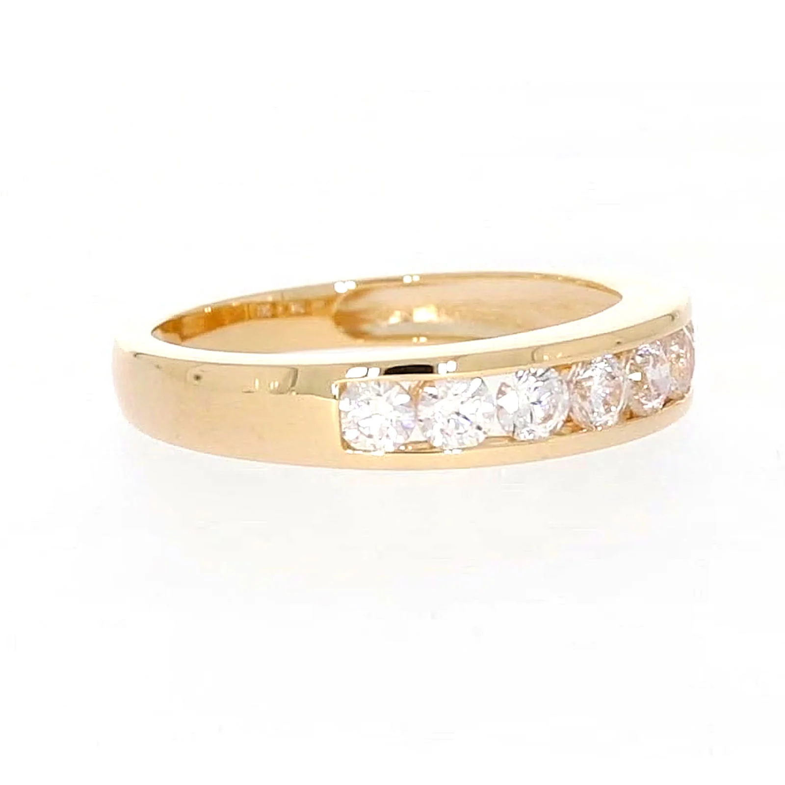 HUSH 9ct Yellow Gold Round Brilliant Cut with 1/2 CARAT tw of Diamond Simulant Ring - Image 68
