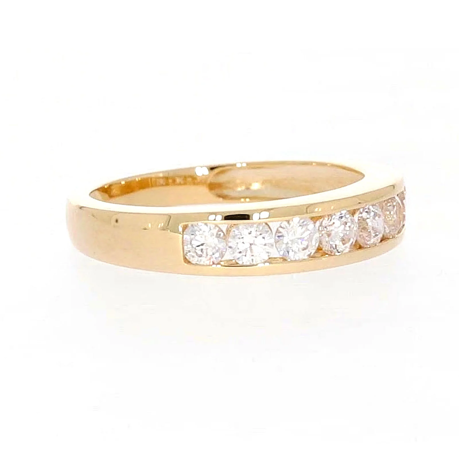 HUSH 9ct Yellow Gold Round Brilliant Cut with 1/2 CARAT tw of Diamond Simulant Ring - Image 69