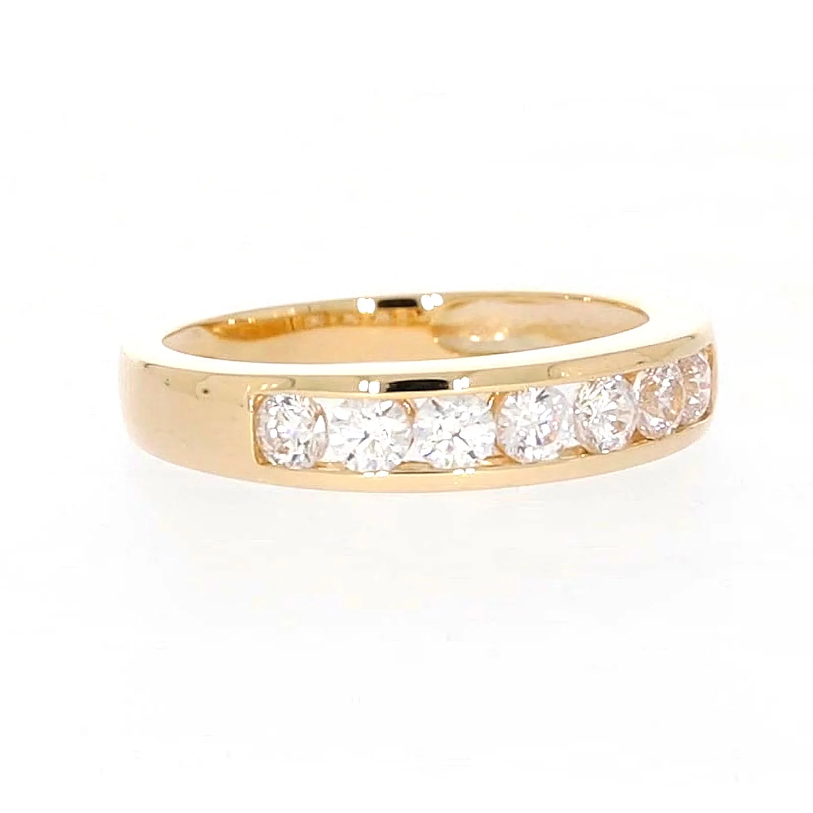 HUSH 9ct Yellow Gold Round Brilliant Cut with 1/2 CARAT tw of Diamond Simulant Ring - Image 72