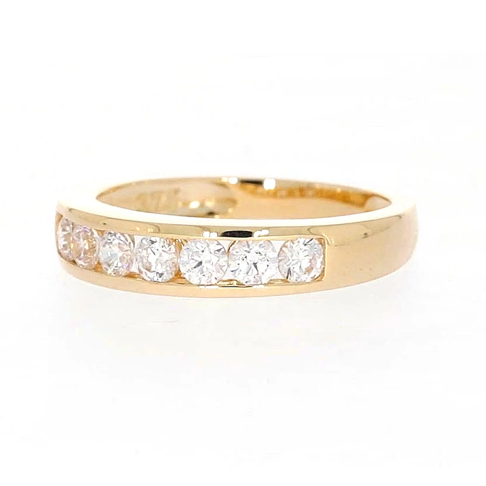 HUSH 9ct Yellow Gold Round Brilliant Cut with 1/2 CARAT tw of Diamond Simulant Ring - Image 8