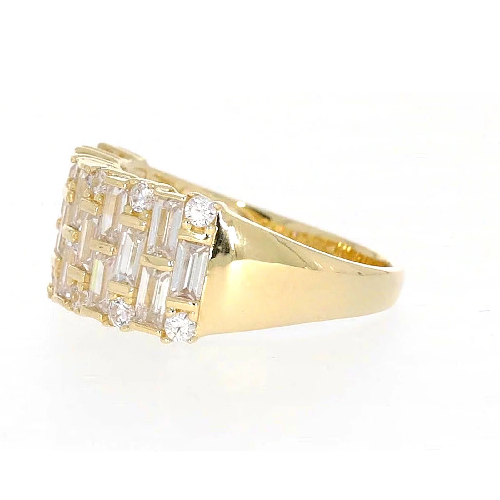 HUSH 9ct Yellow Gold Round Brilliant Cut with 2 1/2 CARAT tw of Diamond Simulants Ring - Image 16