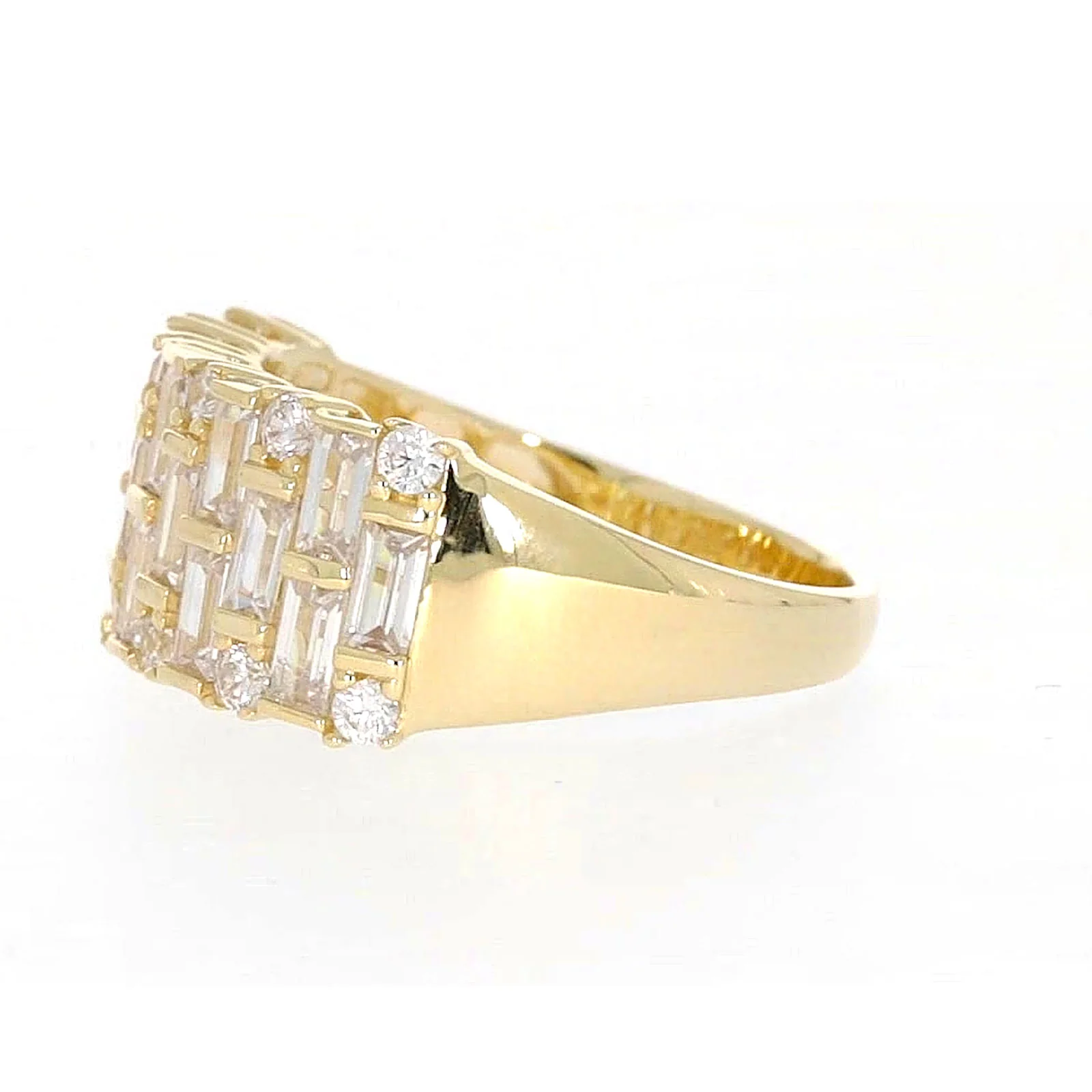 HUSH 9ct Yellow Gold Round Brilliant Cut with 2 1/2 CARAT tw of Diamond Simulants Ring - Image 17