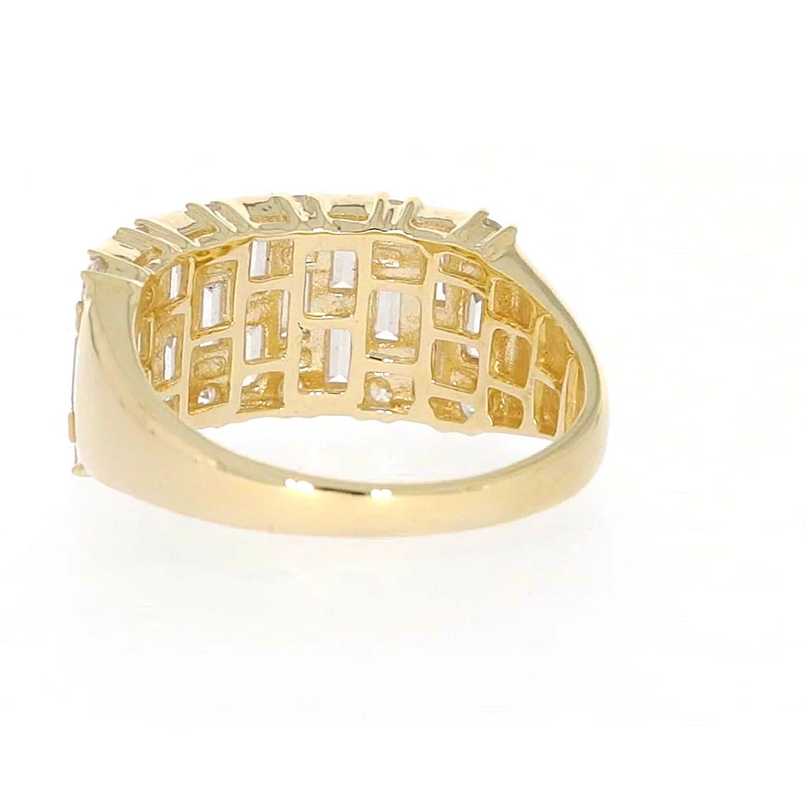 HUSH 9ct Yellow Gold Round Brilliant Cut with 2 1/2 CARAT tw of Diamond Simulants Ring - Image 34