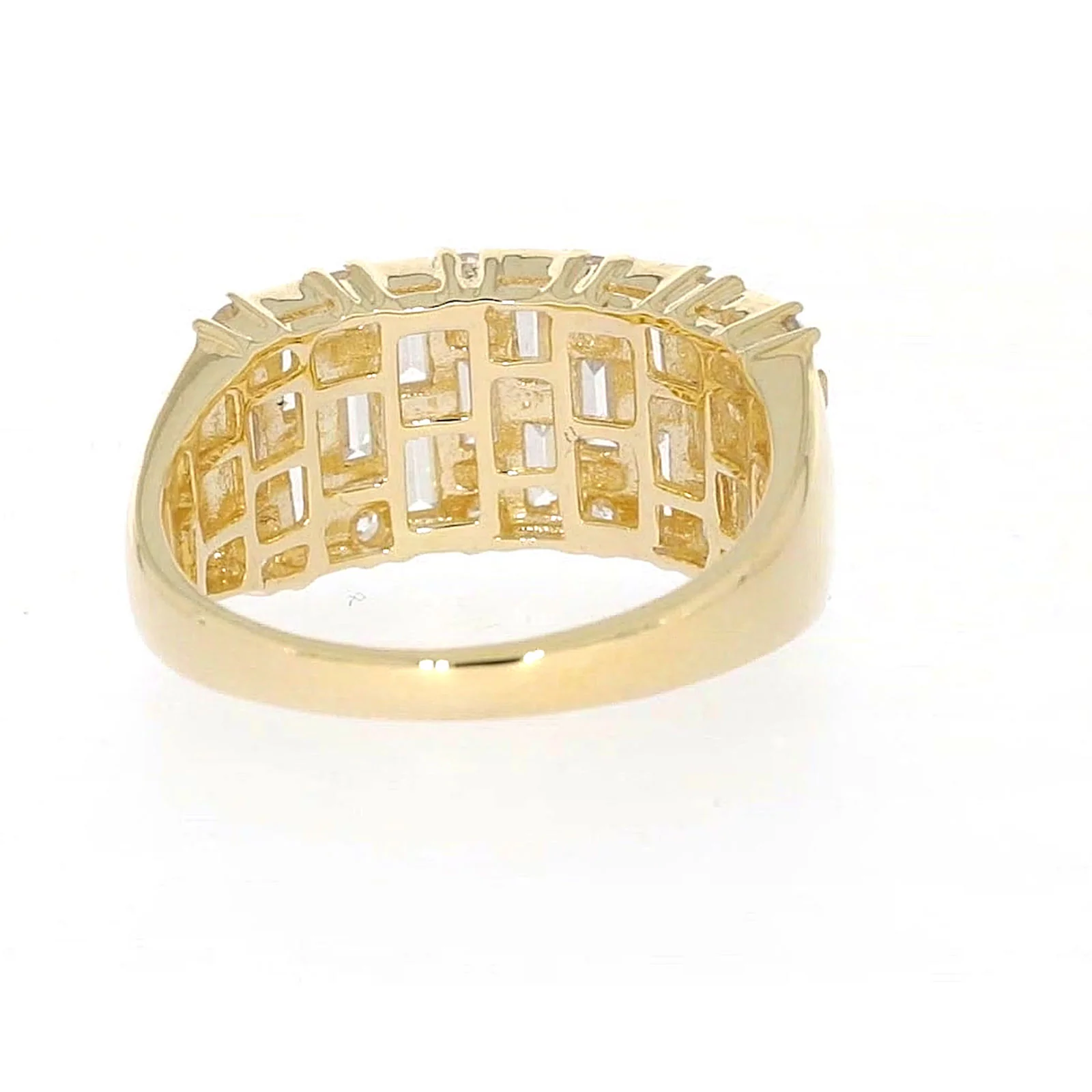 HUSH 9ct Yellow Gold Round Brilliant Cut with 2 1/2 CARAT tw of Diamond Simulants Ring - Image 41