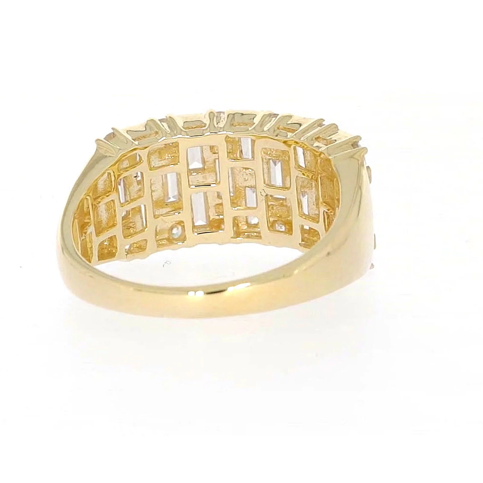 HUSH 9ct Yellow Gold Round Brilliant Cut with 2 1/2 CARAT tw of Diamond Simulants Ring - Image 42