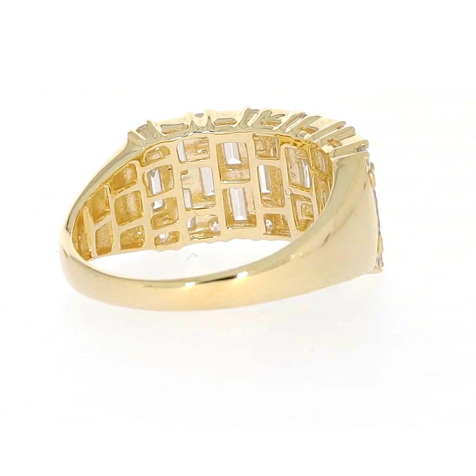 HUSH 9ct Yellow Gold Round Brilliant Cut with 2 1/2 CARAT tw of Diamond Simulants Ring - Image 45