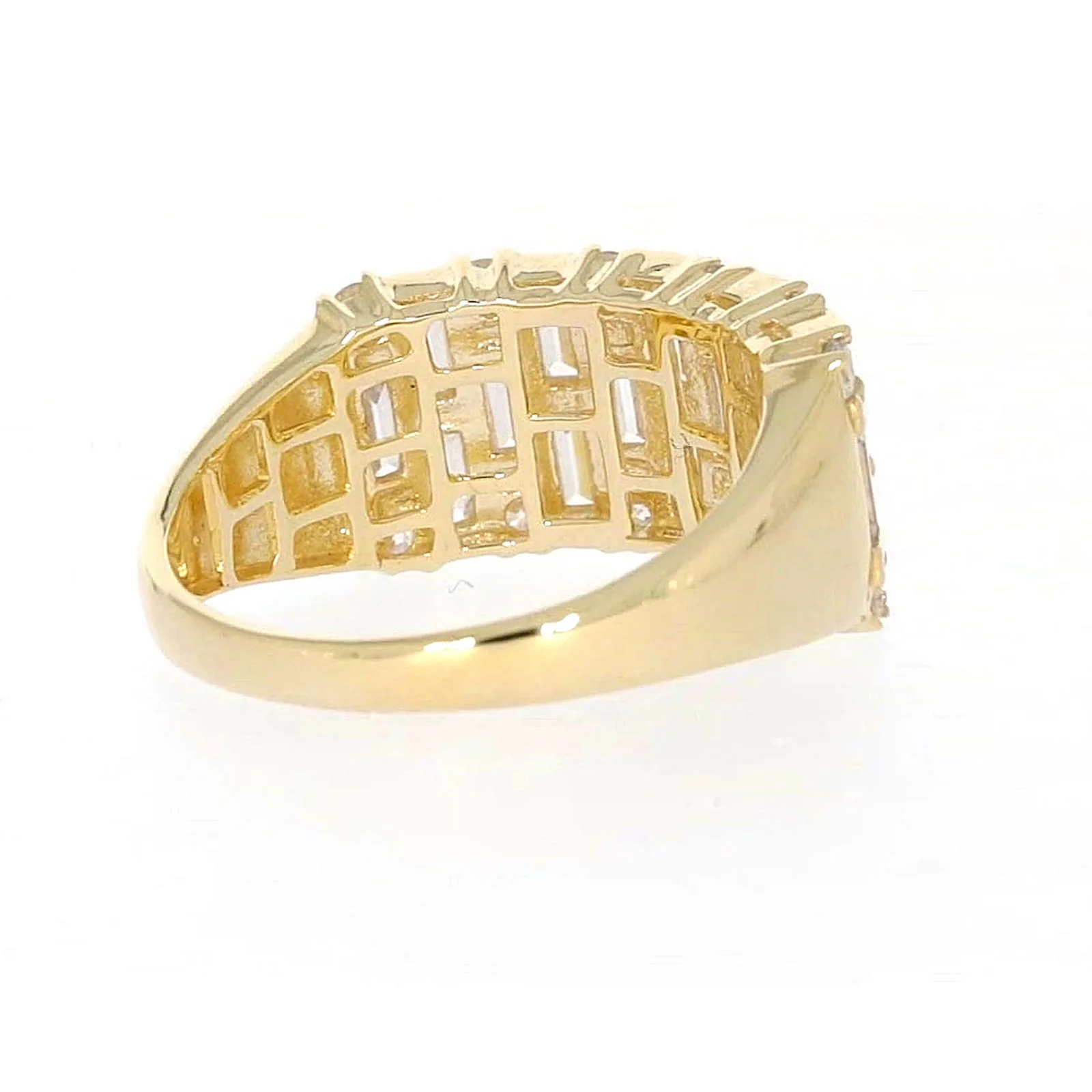 HUSH 9ct Yellow Gold Round Brilliant Cut with 2 1/2 CARAT tw of Diamond Simulants Ring - Image 46