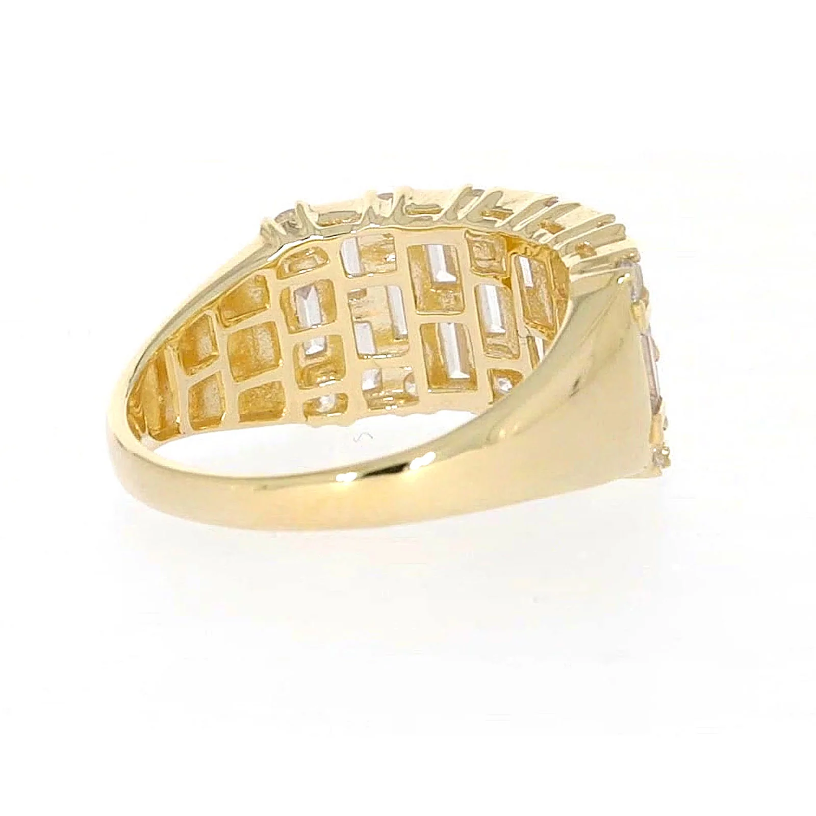 HUSH 9ct Yellow Gold Round Brilliant Cut with 2 1/2 CARAT tw of Diamond Simulants Ring - Image 47