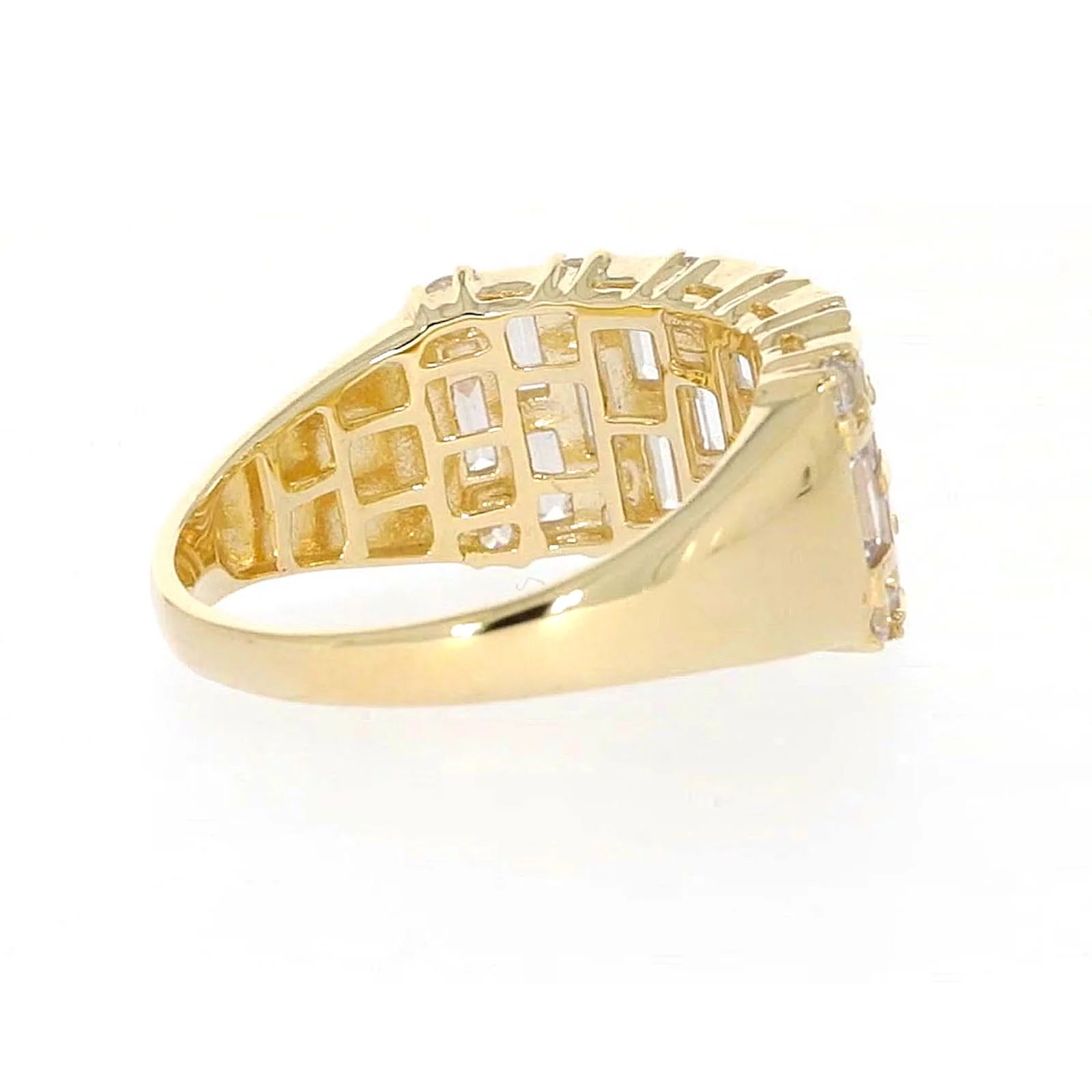 HUSH 9ct Yellow Gold Round Brilliant Cut with 2 1/2 CARAT tw of Diamond Simulants Ring - Image 49