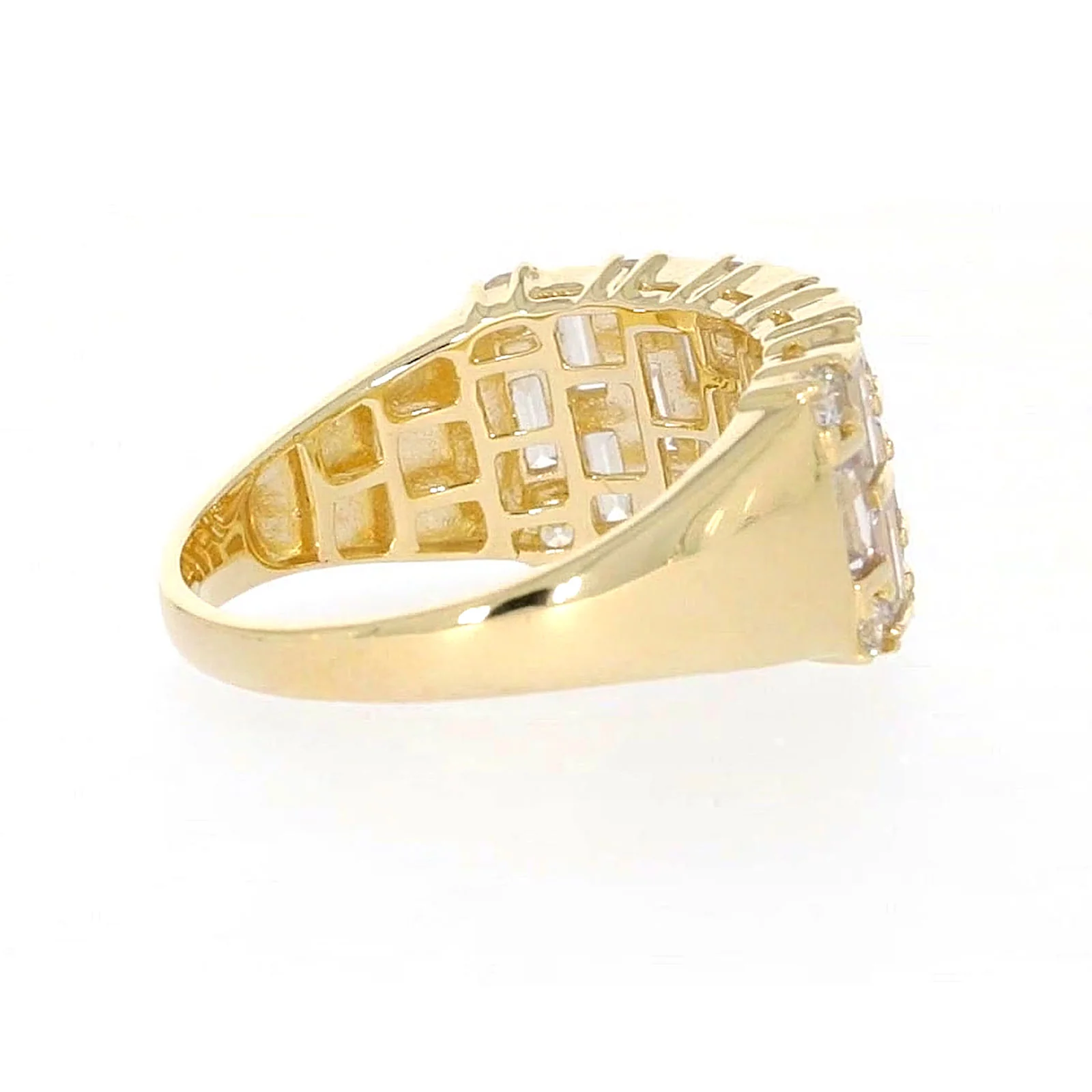 HUSH 9ct Yellow Gold Round Brilliant Cut with 2 1/2 CARAT tw of Diamond Simulants Ring - Image 51