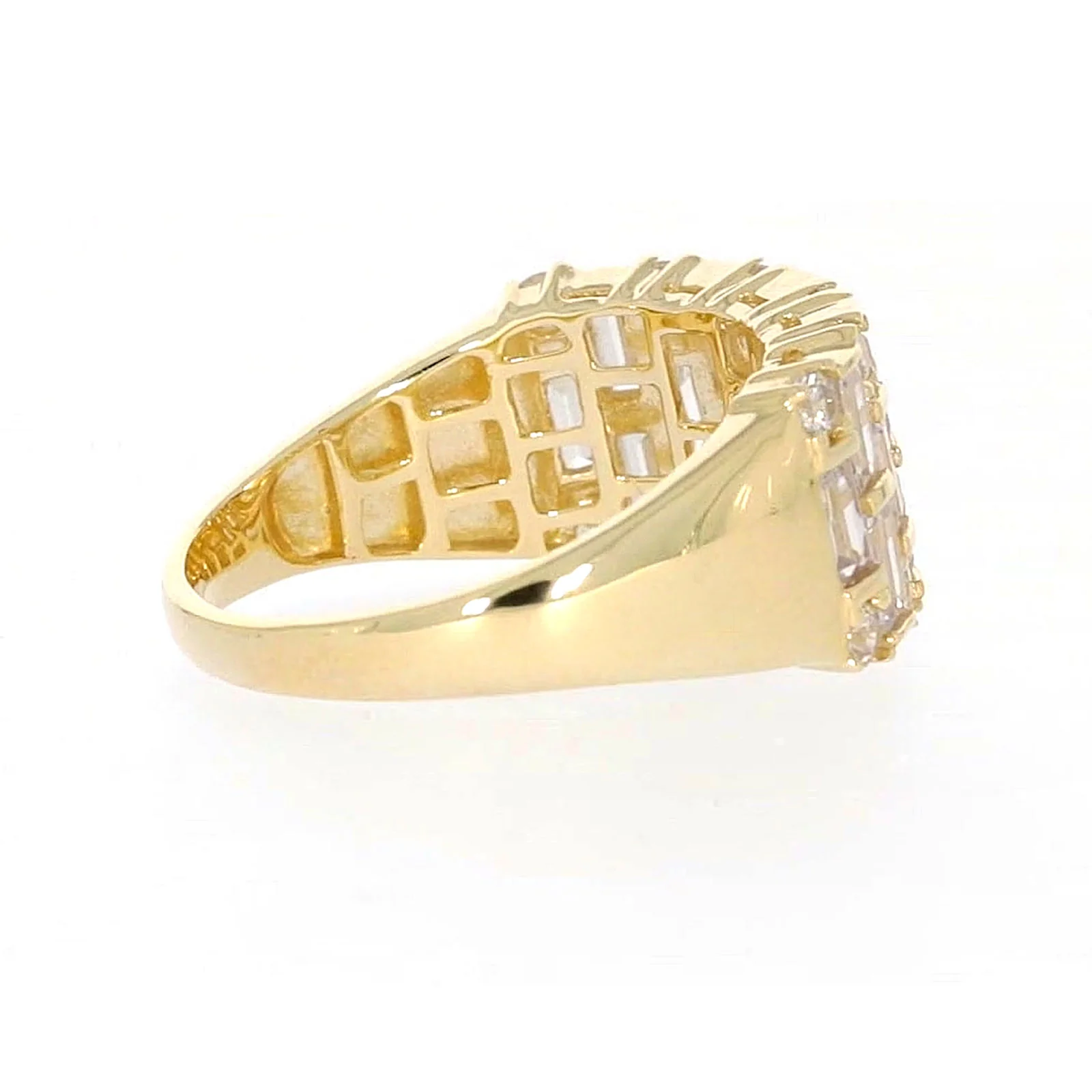 HUSH 9ct Yellow Gold Round Brilliant Cut with 2 1/2 CARAT tw of Diamond Simulants Ring - Image 52