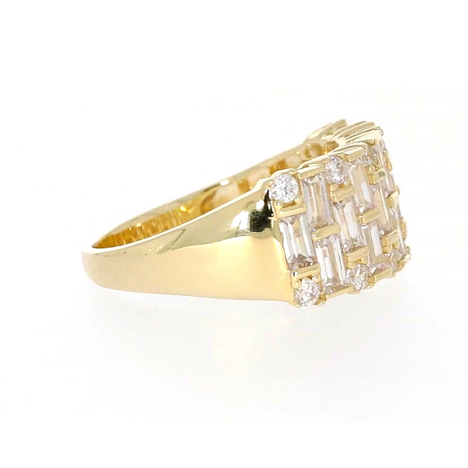 HUSH 9ct Yellow Gold Round Brilliant Cut with 2 1/2 CARAT tw of Diamond Simulants Ring - Image 60