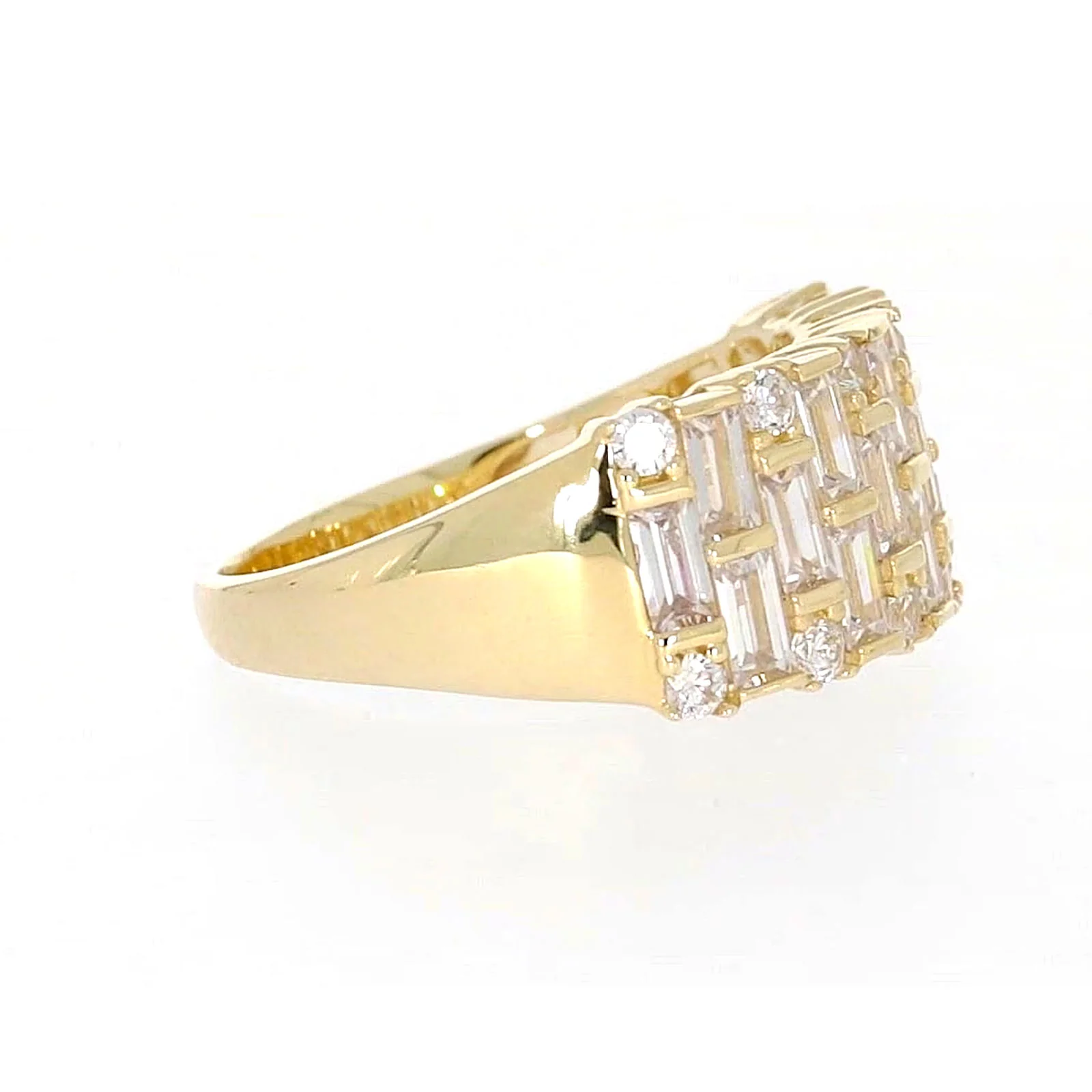 HUSH 9ct Yellow Gold Round Brilliant Cut with 2 1/2 CARAT tw of Diamond Simulants Ring - Image 61