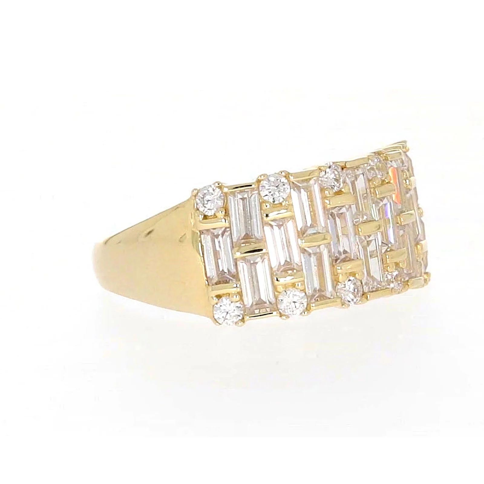 HUSH 9ct Yellow Gold Round Brilliant Cut with 2 1/2 CARAT tw of Diamond Simulants Ring - Image 67
