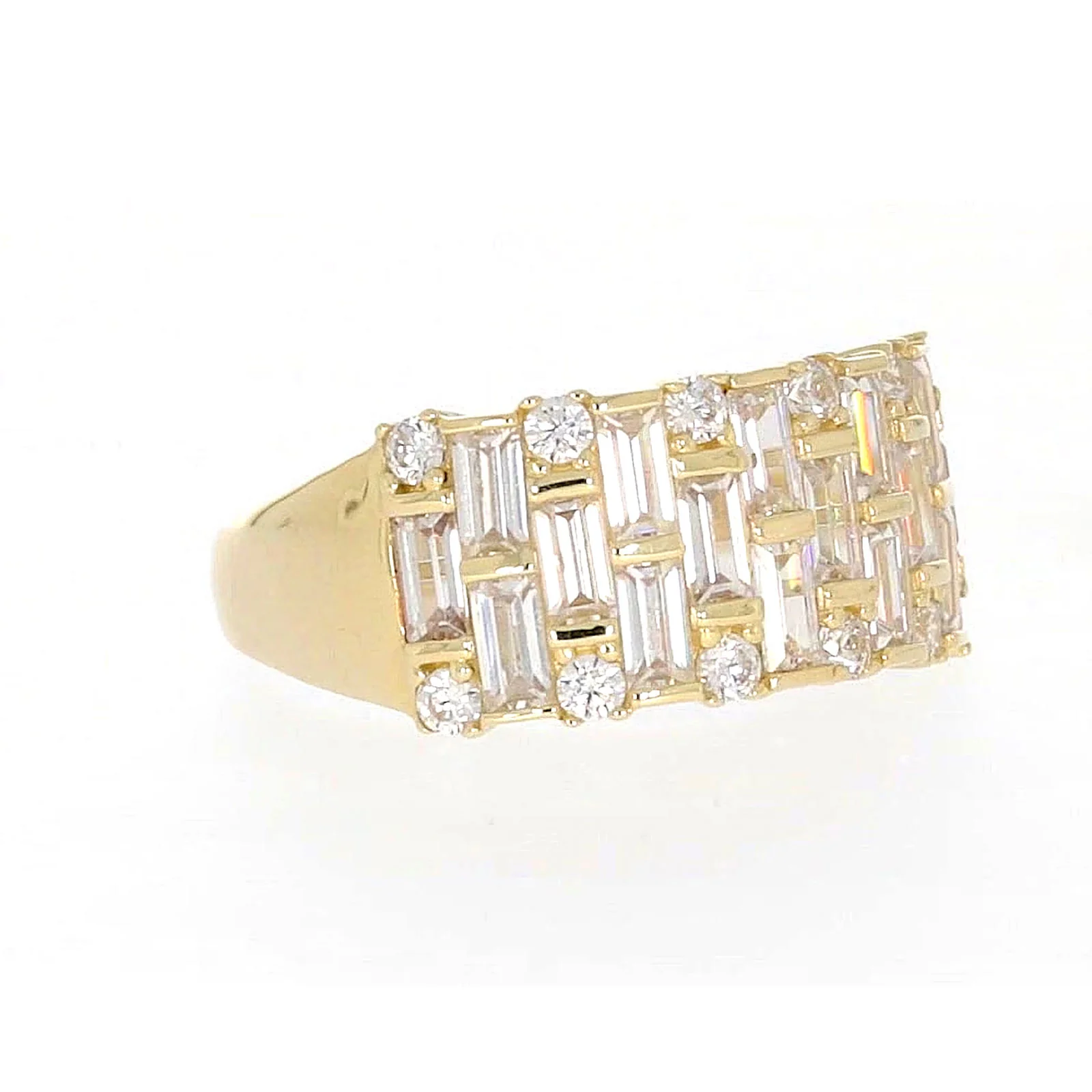 HUSH 9ct Yellow Gold Round Brilliant Cut with 2 1/2 CARAT tw of Diamond Simulants Ring - Image 69
