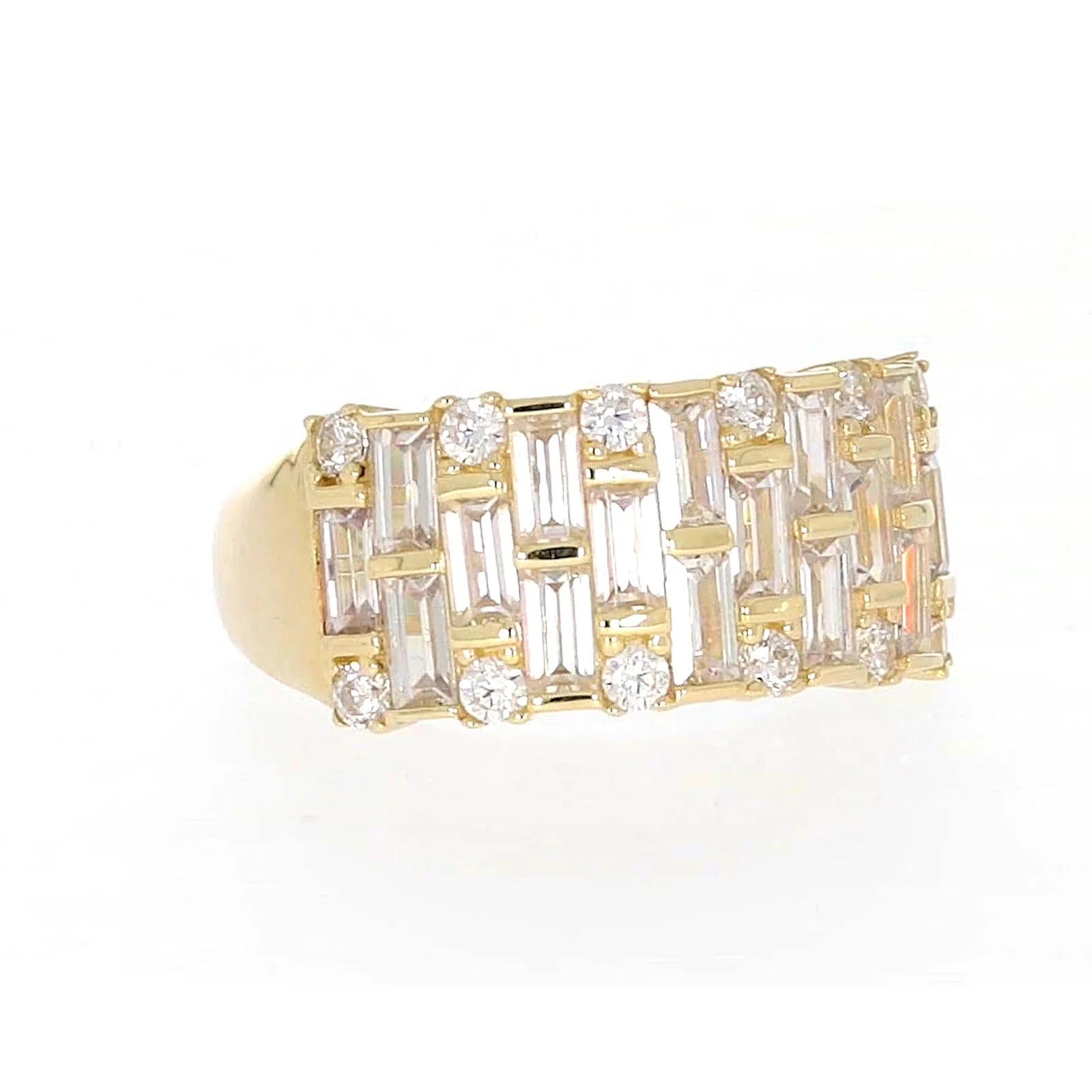 HUSH 9ct Yellow Gold Round Brilliant Cut with 2 1/2 CARAT tw of Diamond Simulants Ring - Image 72