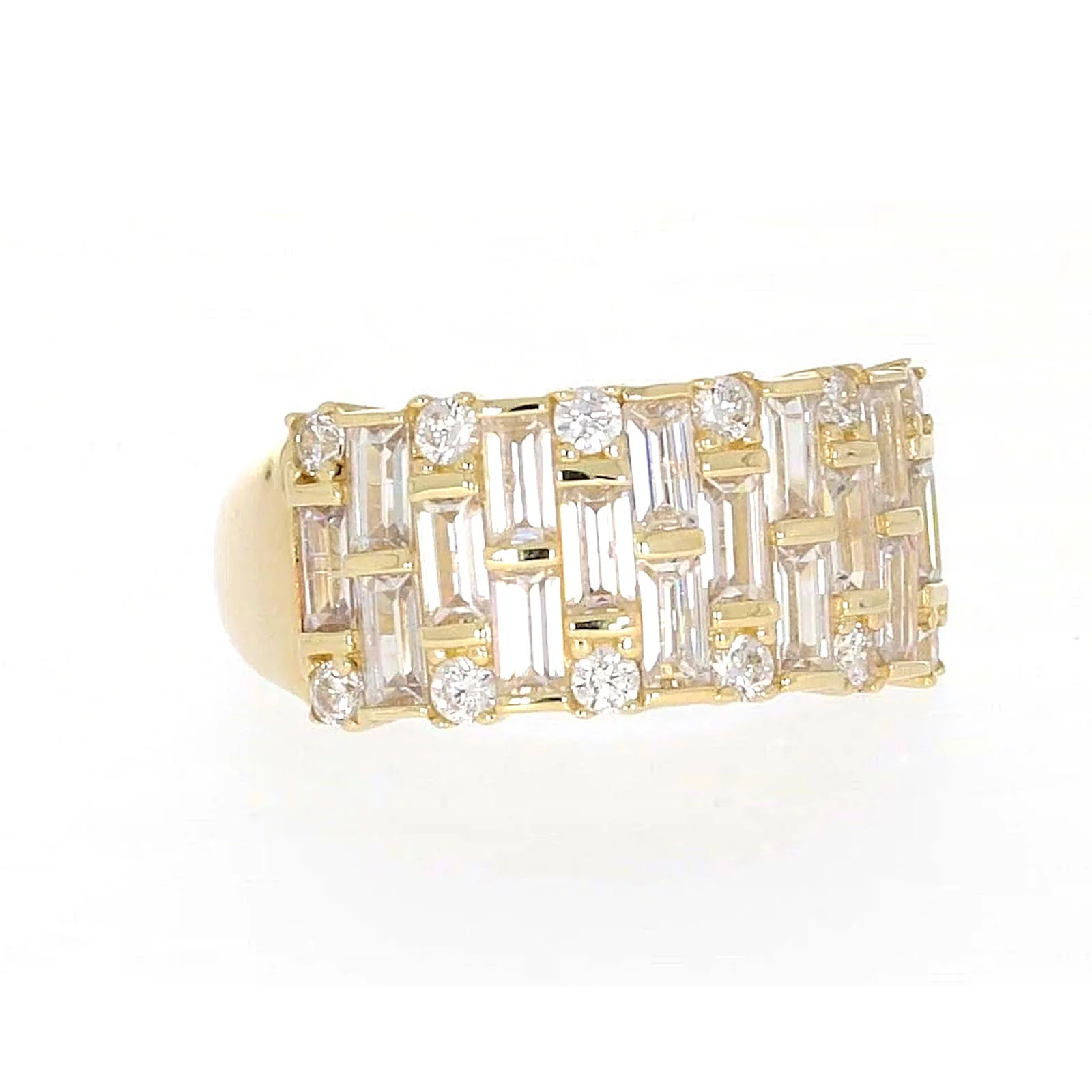 HUSH 9ct Yellow Gold Round Brilliant Cut with 2 1/2 CARAT tw of Diamond Simulants Ring - Image 73