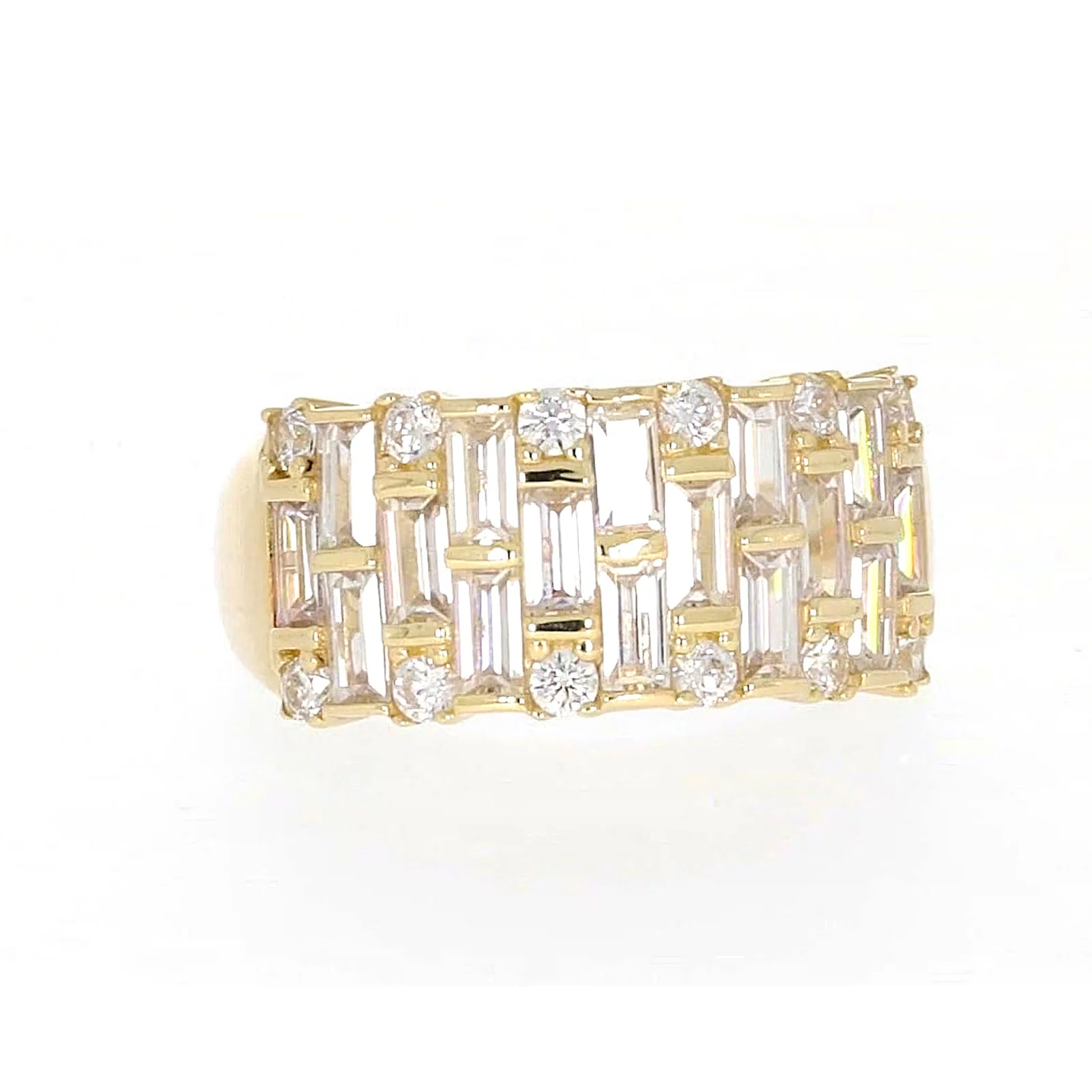 HUSH 9ct Yellow Gold Round Brilliant Cut with 2 1/2 CARAT tw of Diamond Simulants Ring - Image 74