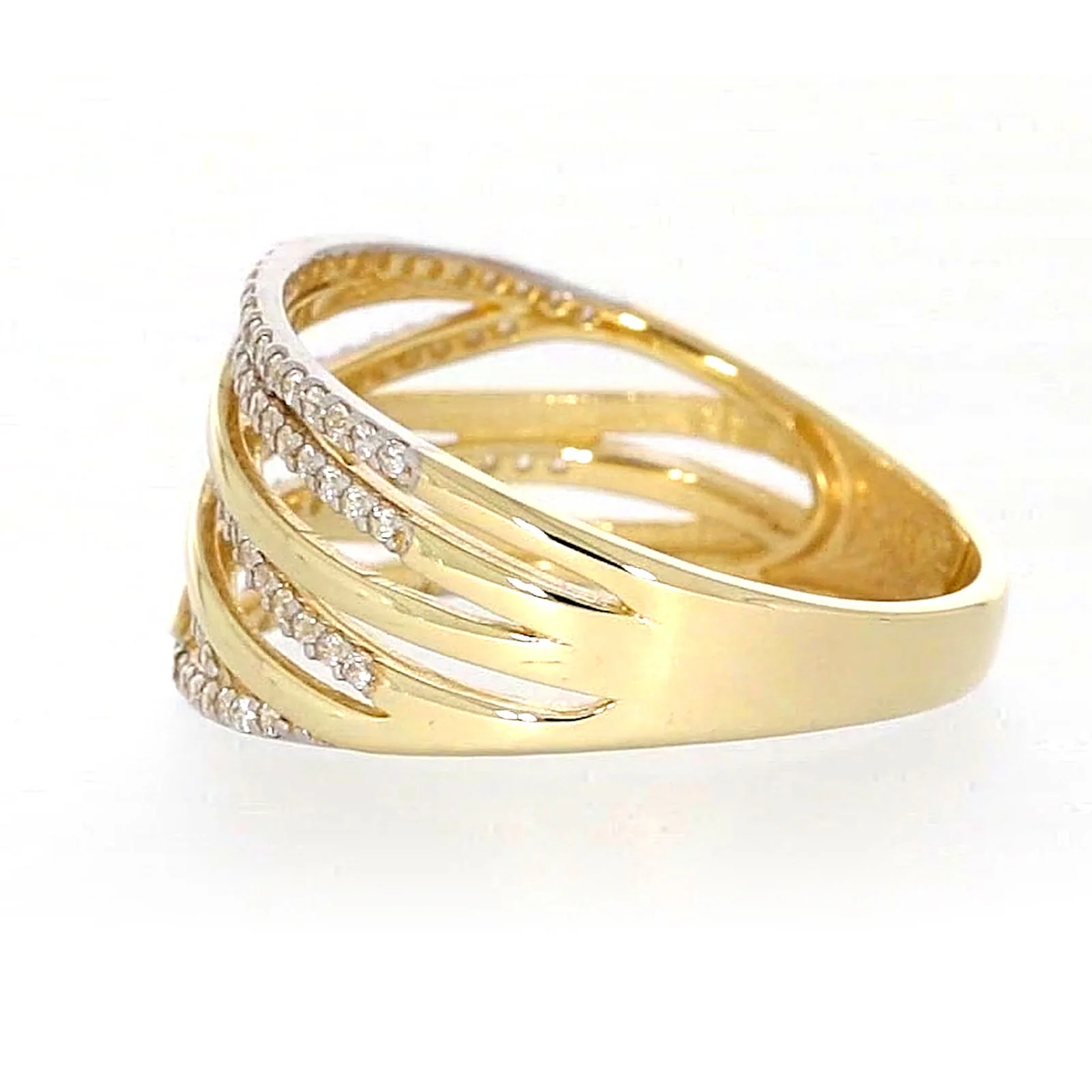 9ct Yellow Gold Cubic Zirconia Ring - Image 22